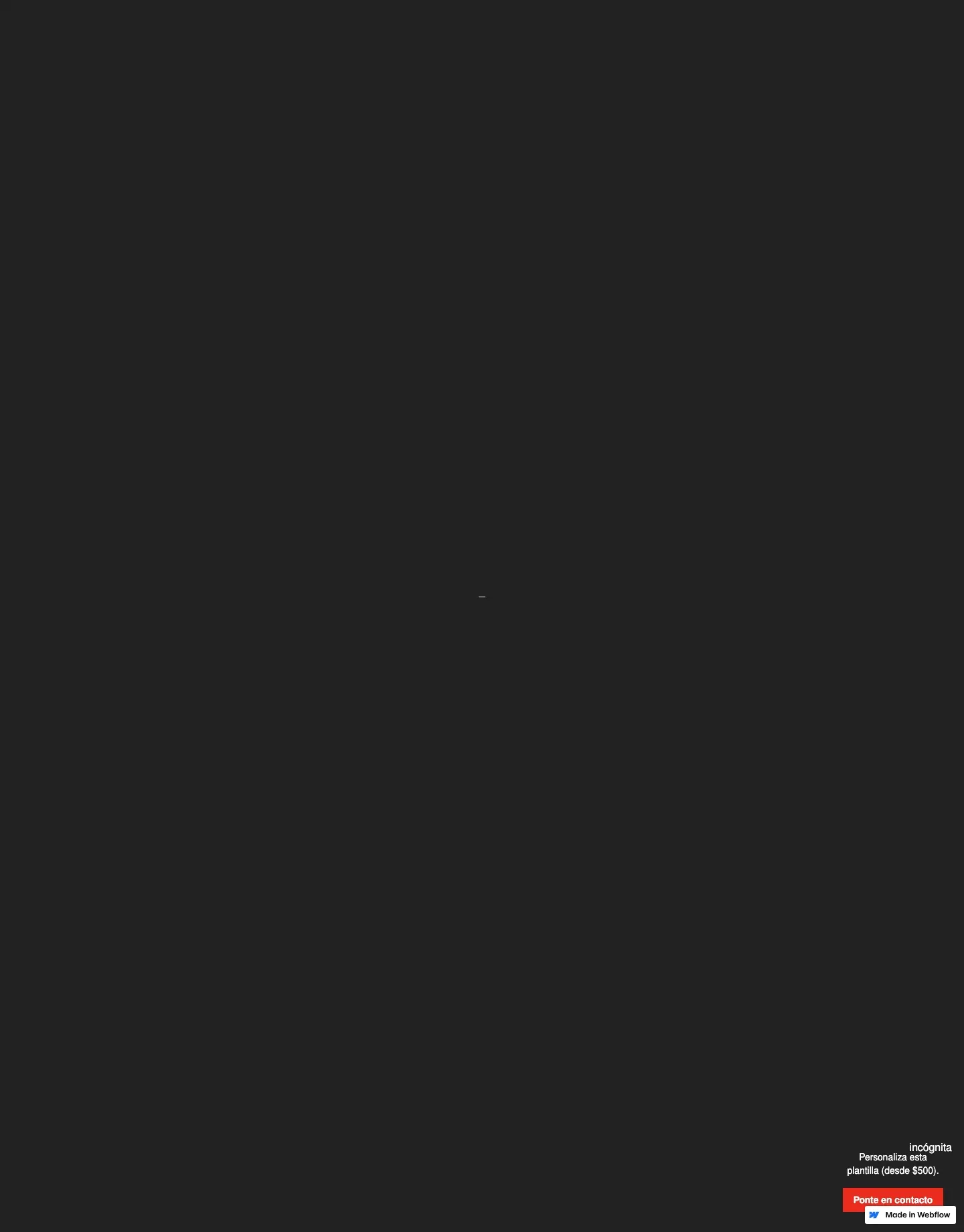 Diseño de página web para fotografía y eventos