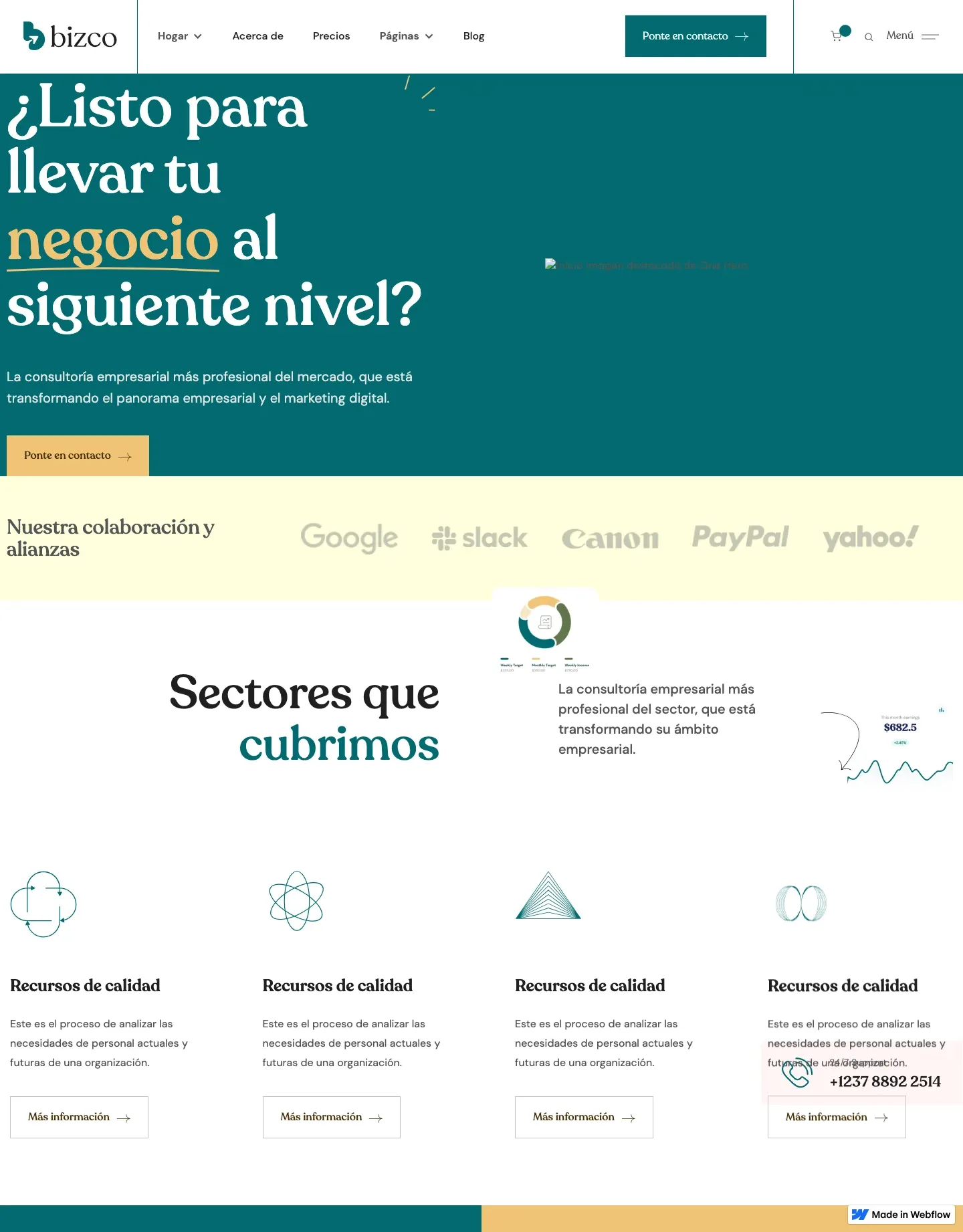 Diseño de página web para consultoría y coaching