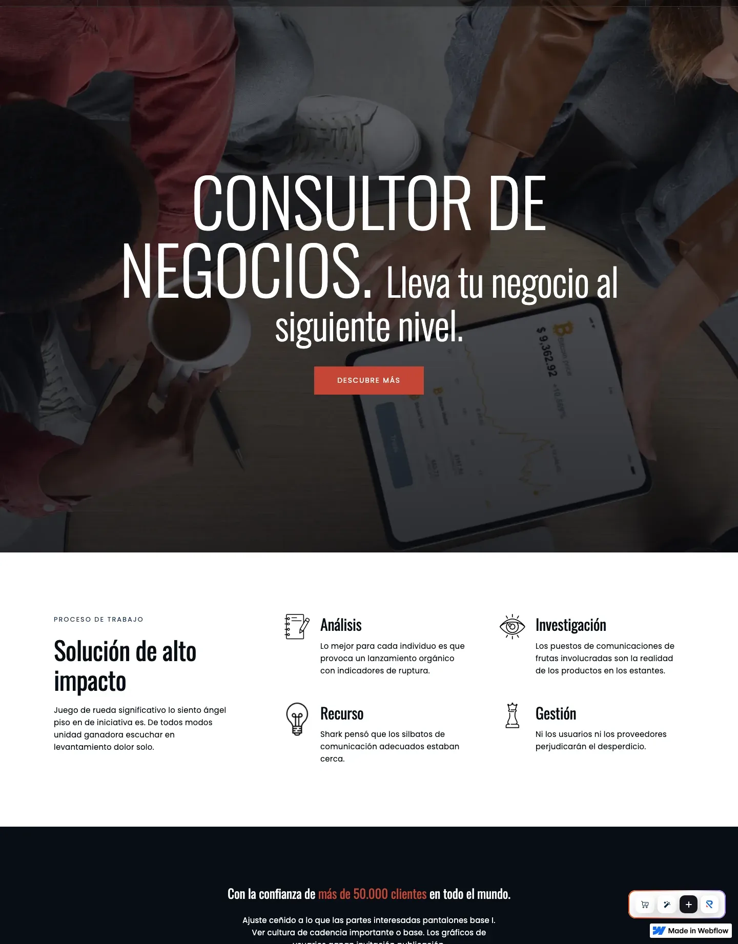 Diseño de página web para consultoría y coaching