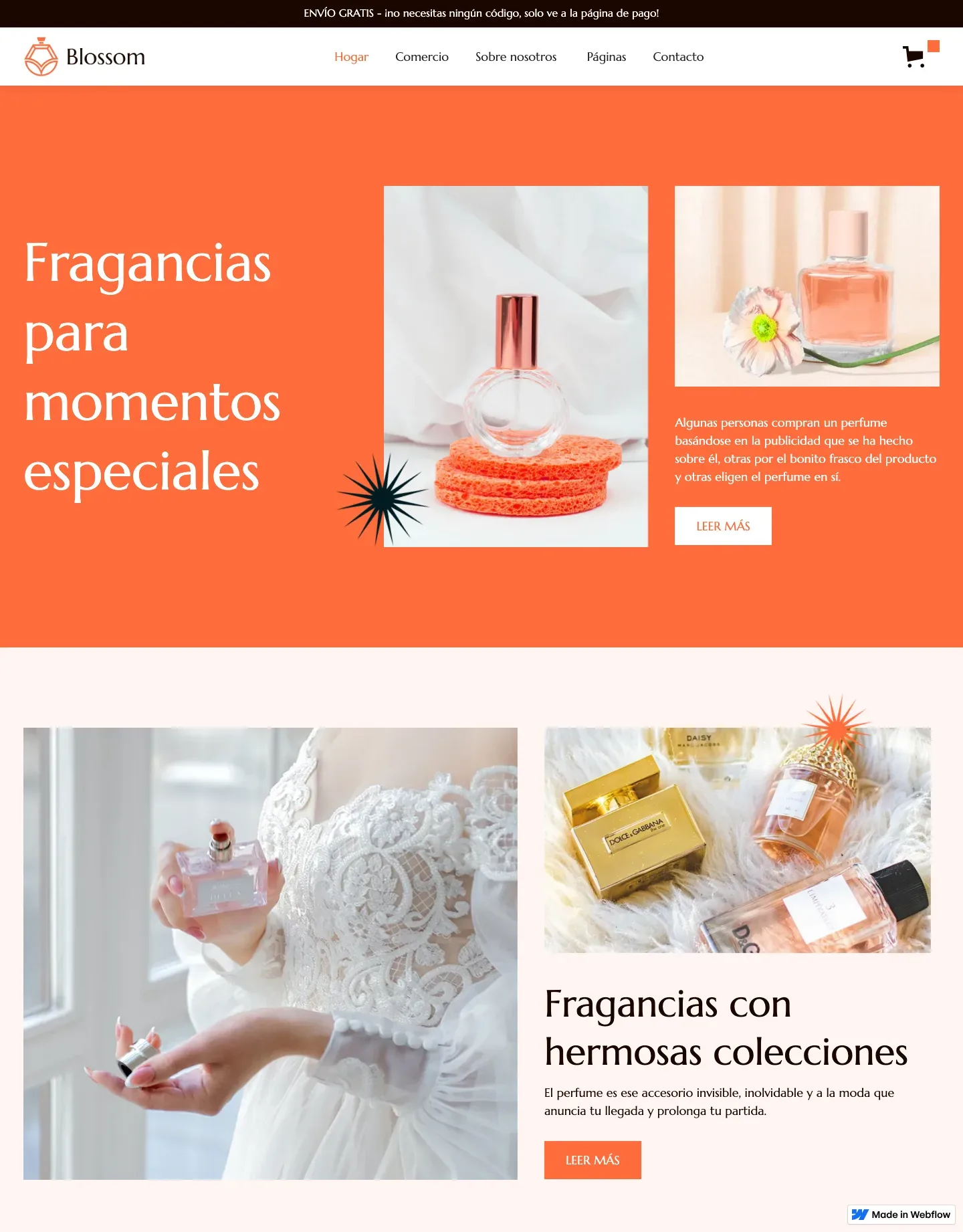 Diseño de página web para belleza y estética