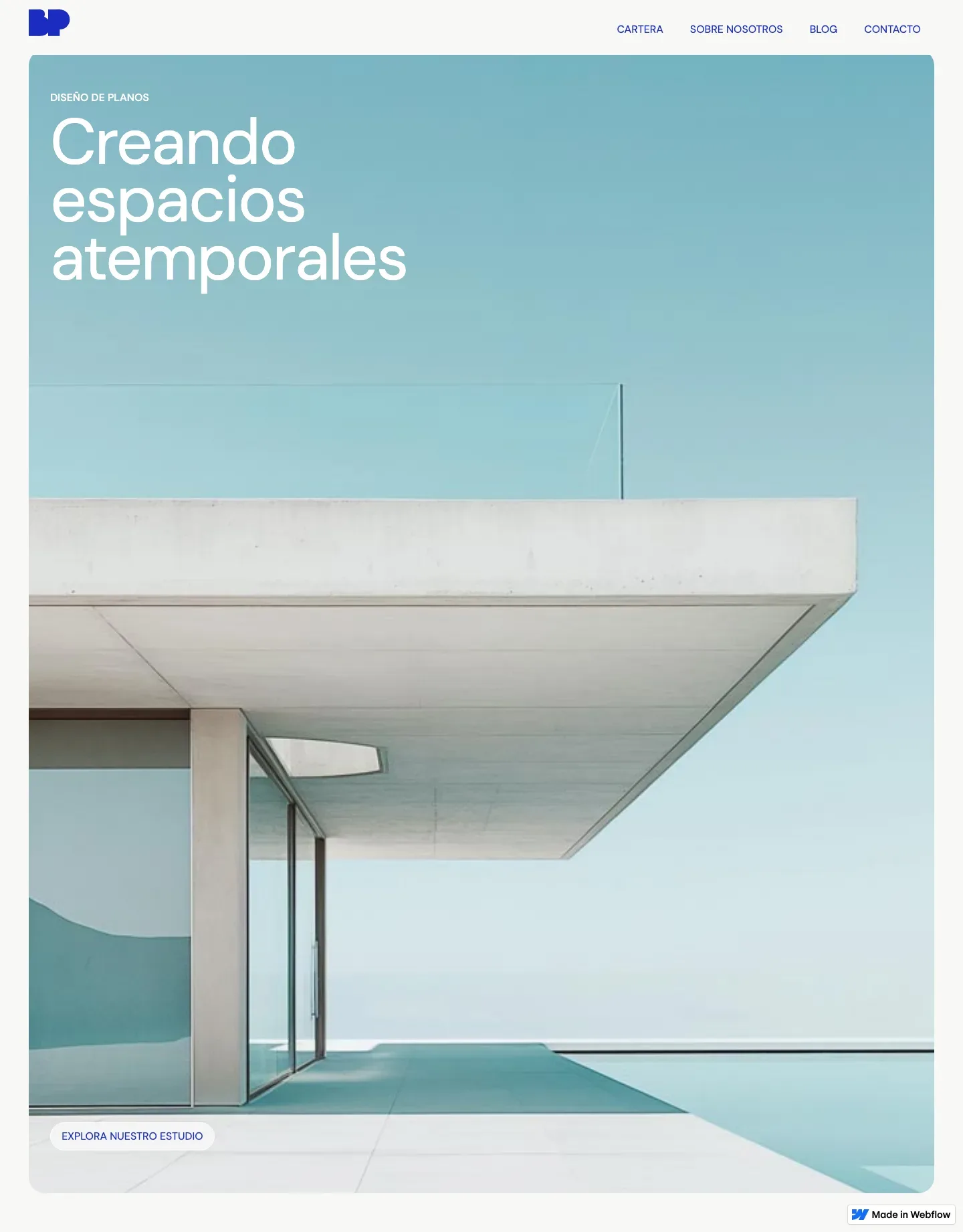 Diseño de página web para construcción y arquitectura