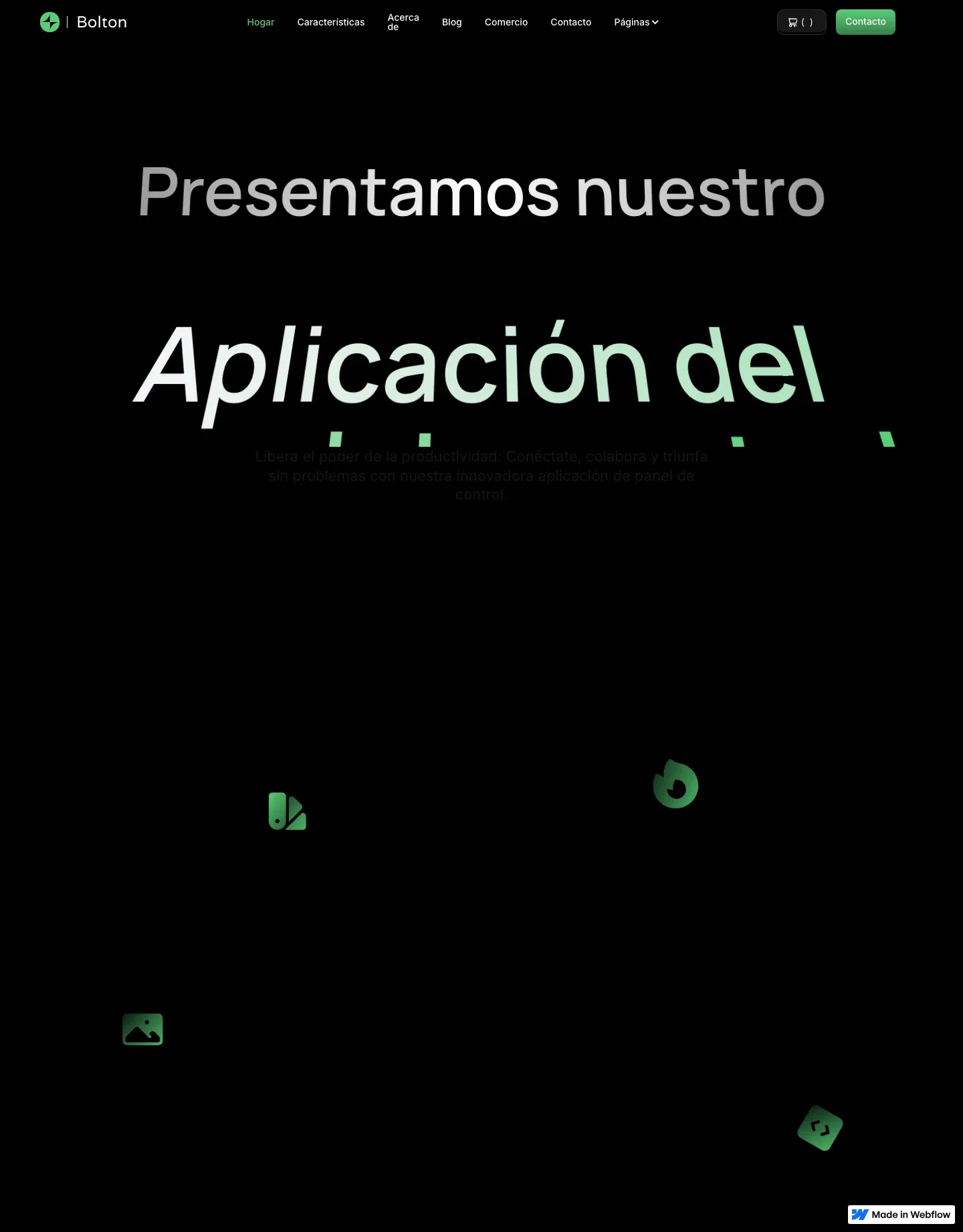 Diseño de página web para landing pages
