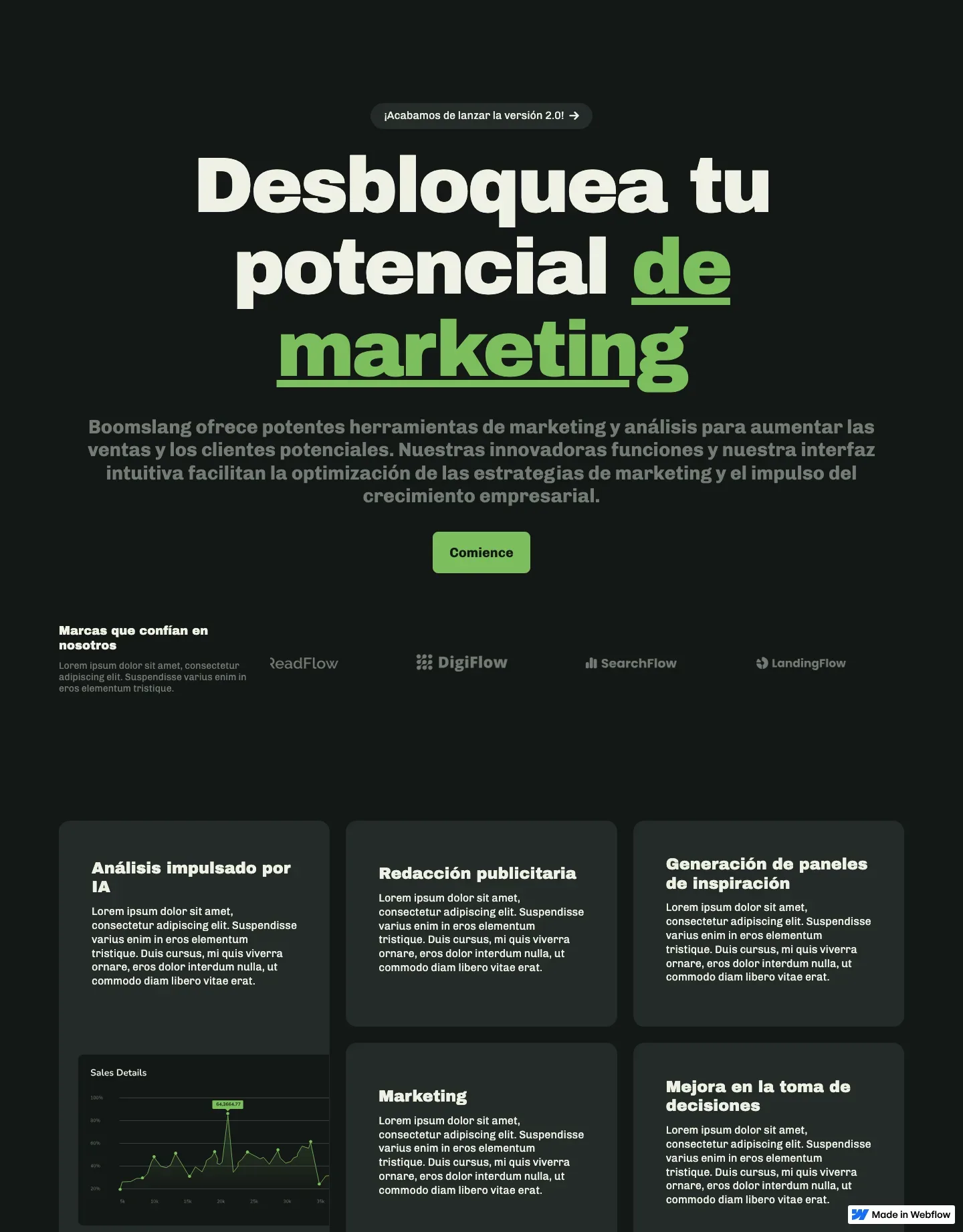Diseño de página web para tienda en línea