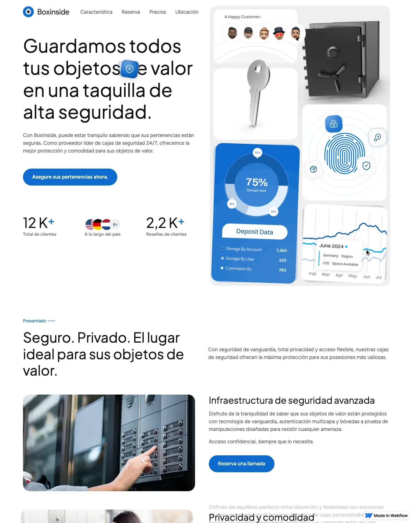 Diseño de página web para software y apps