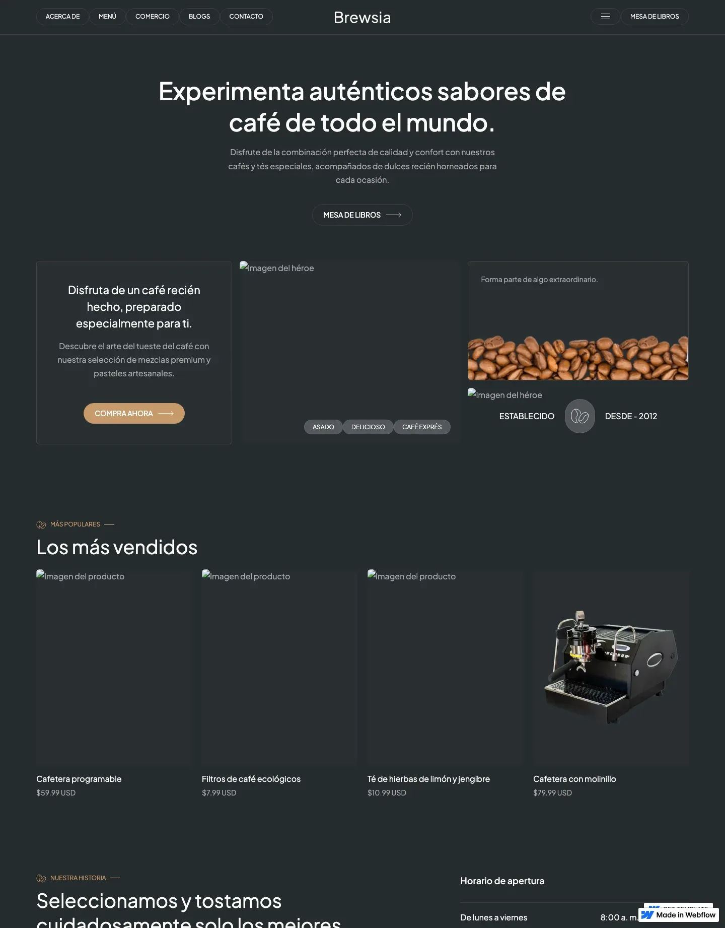 Diseño de página web para tienda en línea