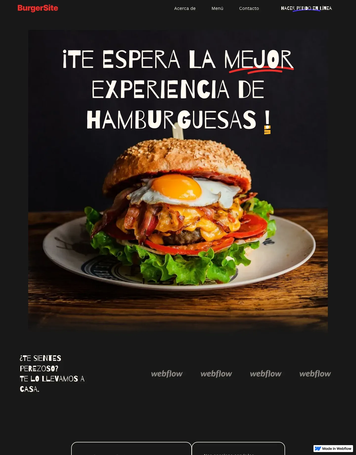 Diseño de página web para restaurantes y cafés