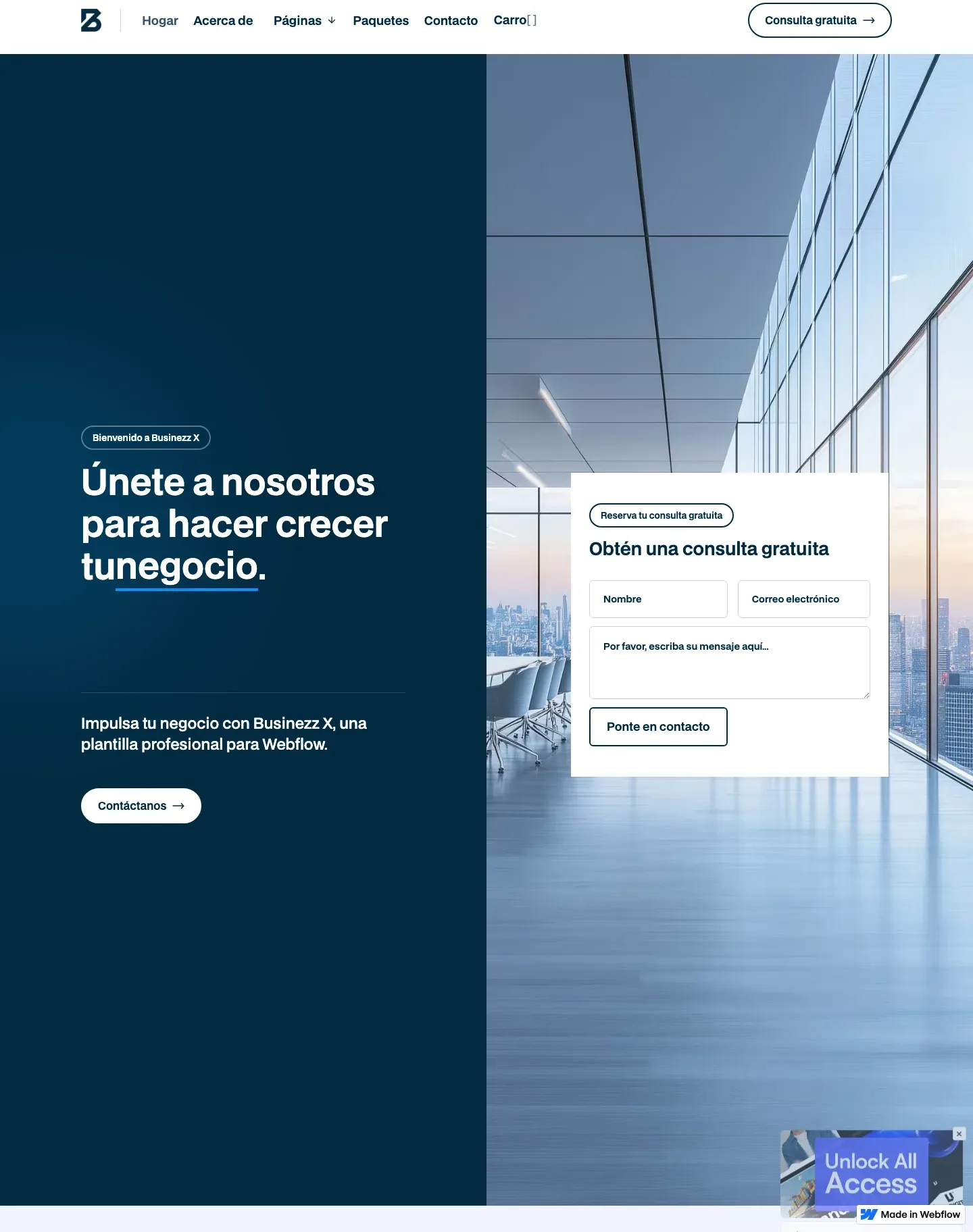Diseño de página web para consultoría y coaching
