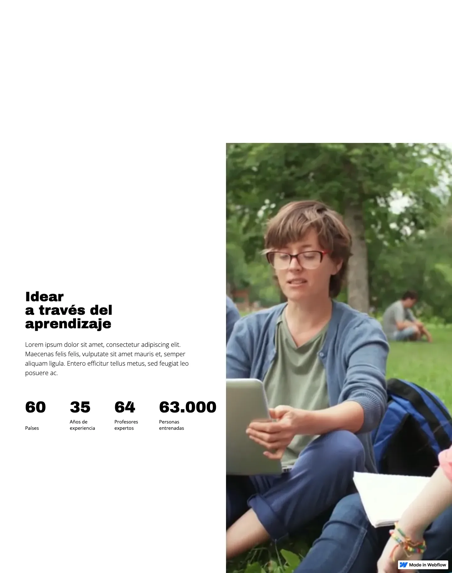 Diseño de página web para educación