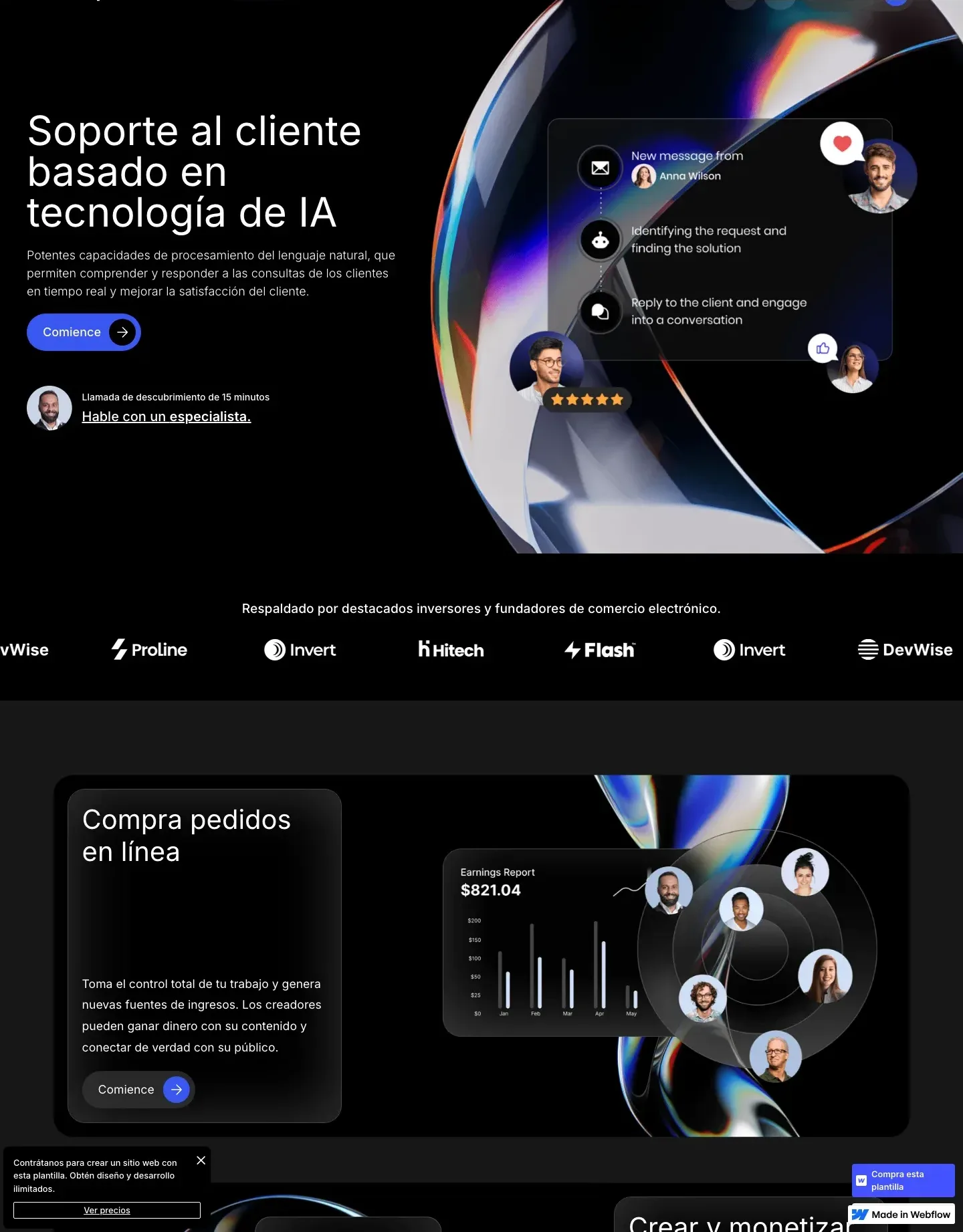Diseño de página web para tienda en línea