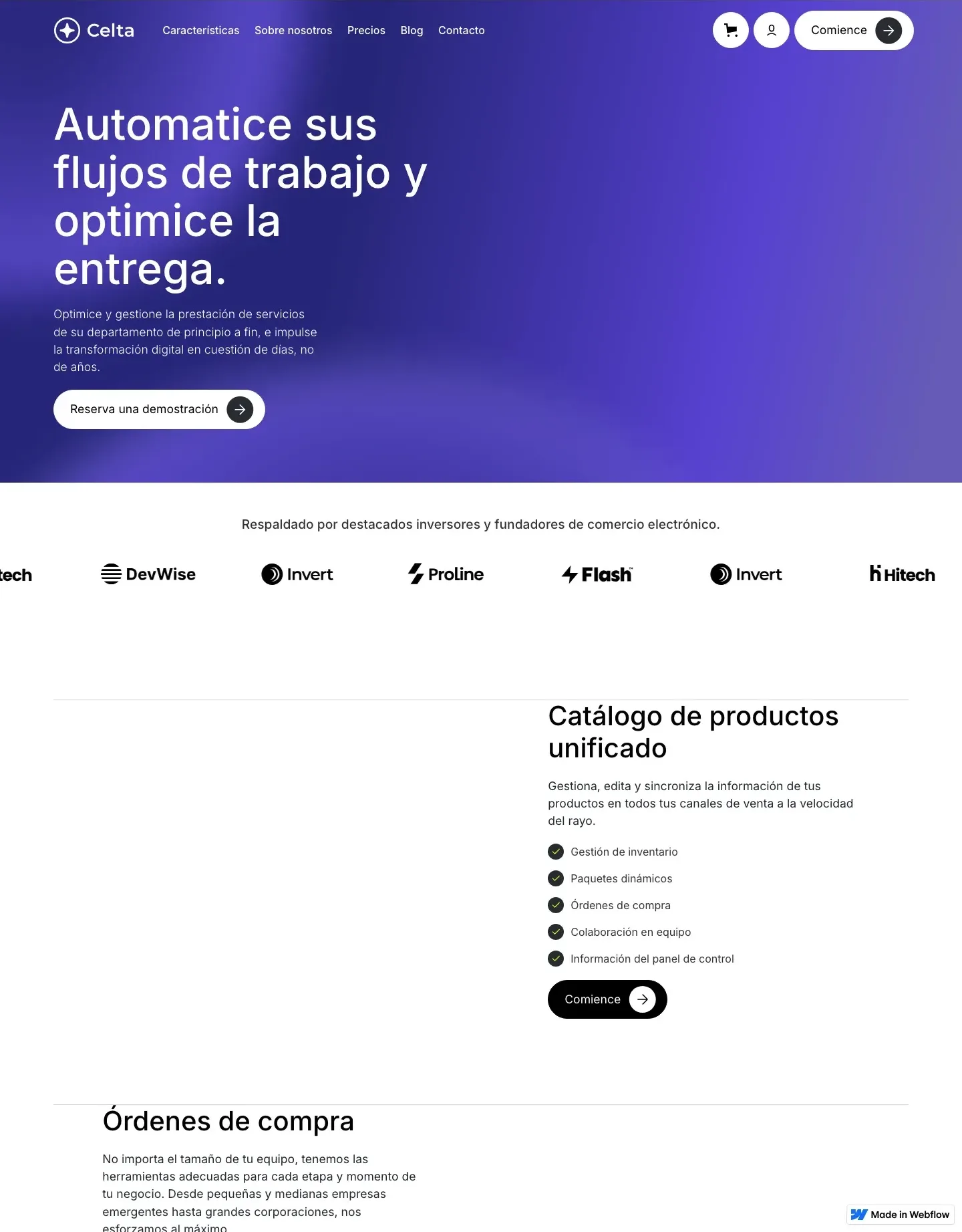 Diseño de página web para tienda en línea