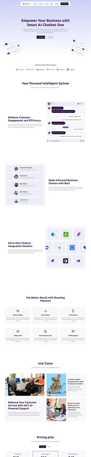 Diseño de página web para landing pages