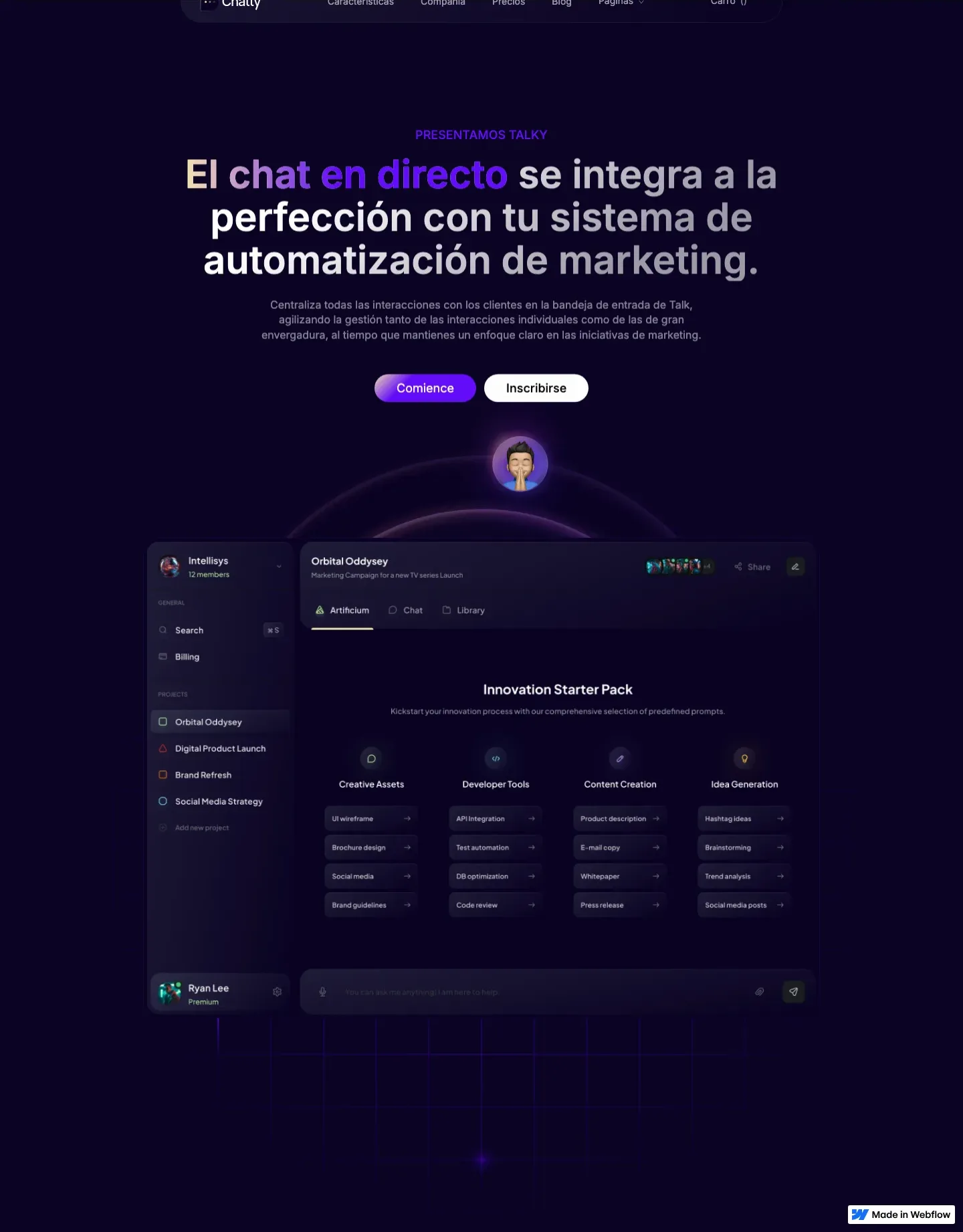 Diseño de página web para landing pages