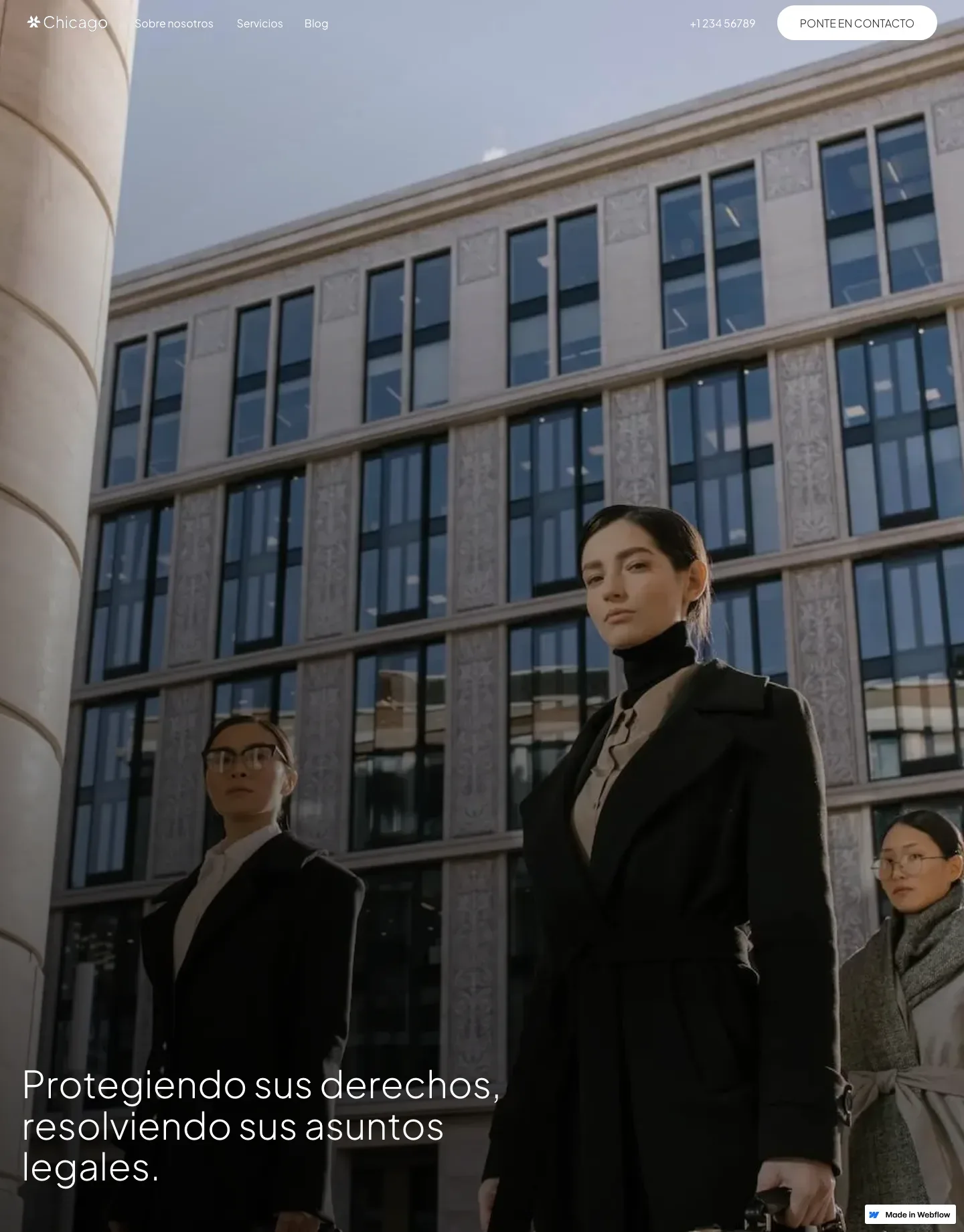 Diseño de página web para abogados
