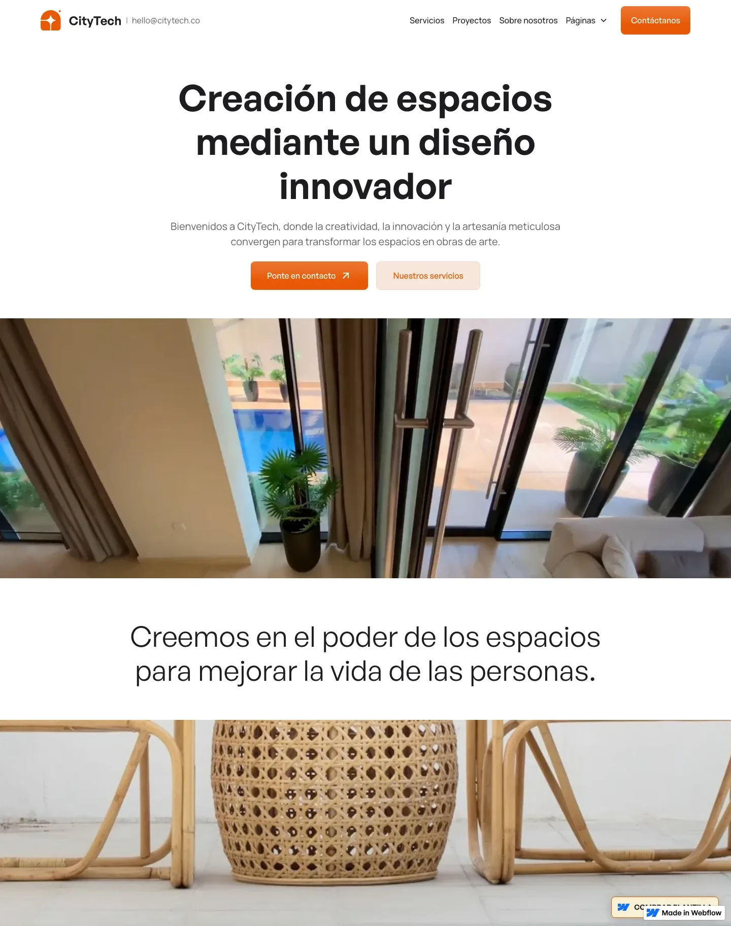 Diseño de página web para construcción y arquitectura
