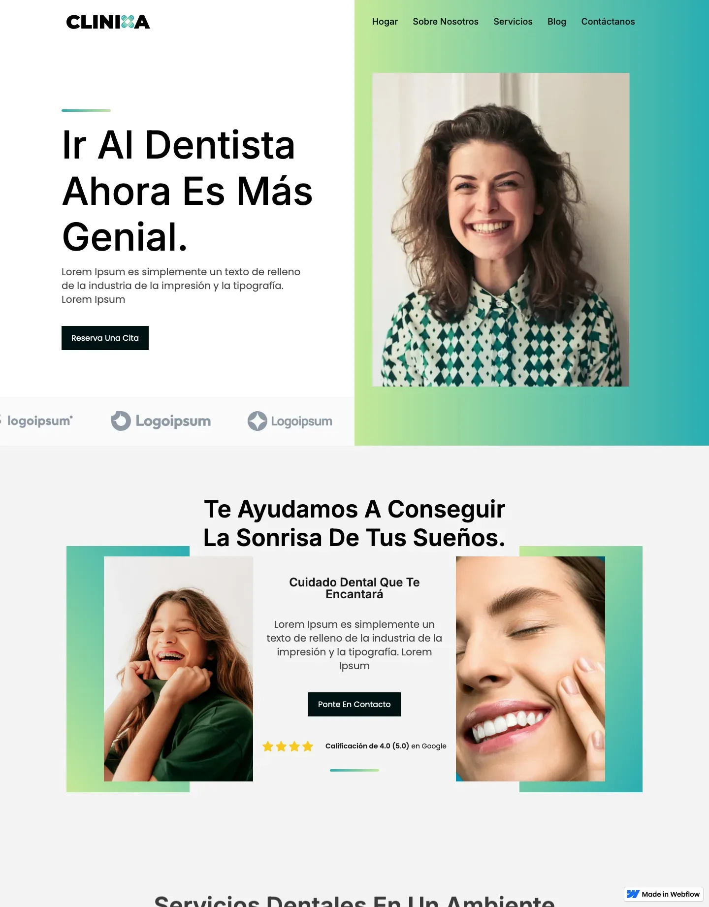 Diseño de página web para salud y bienestar