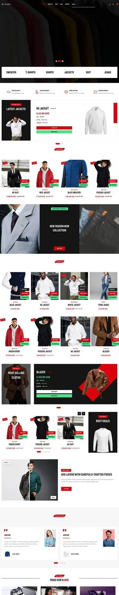Diseño de página web para tienda en línea