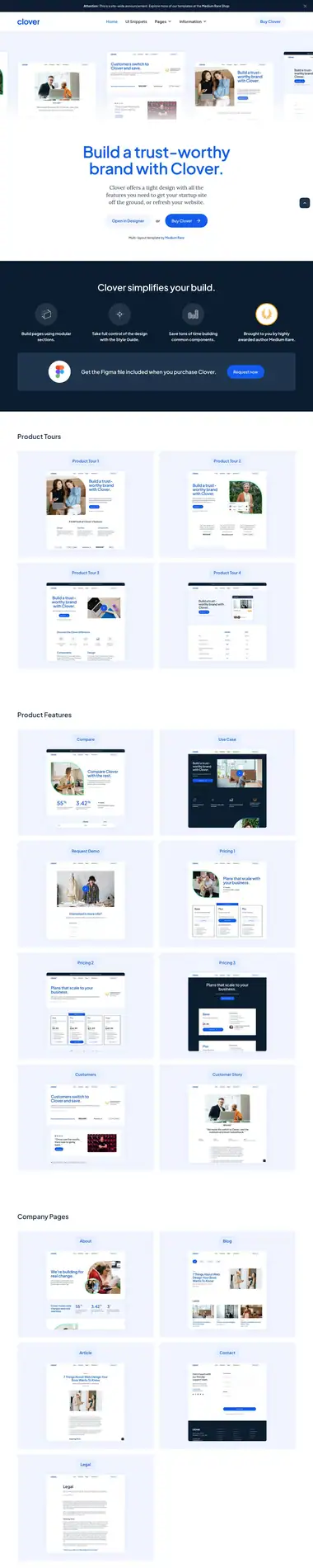 Diseño de página web para landing pages