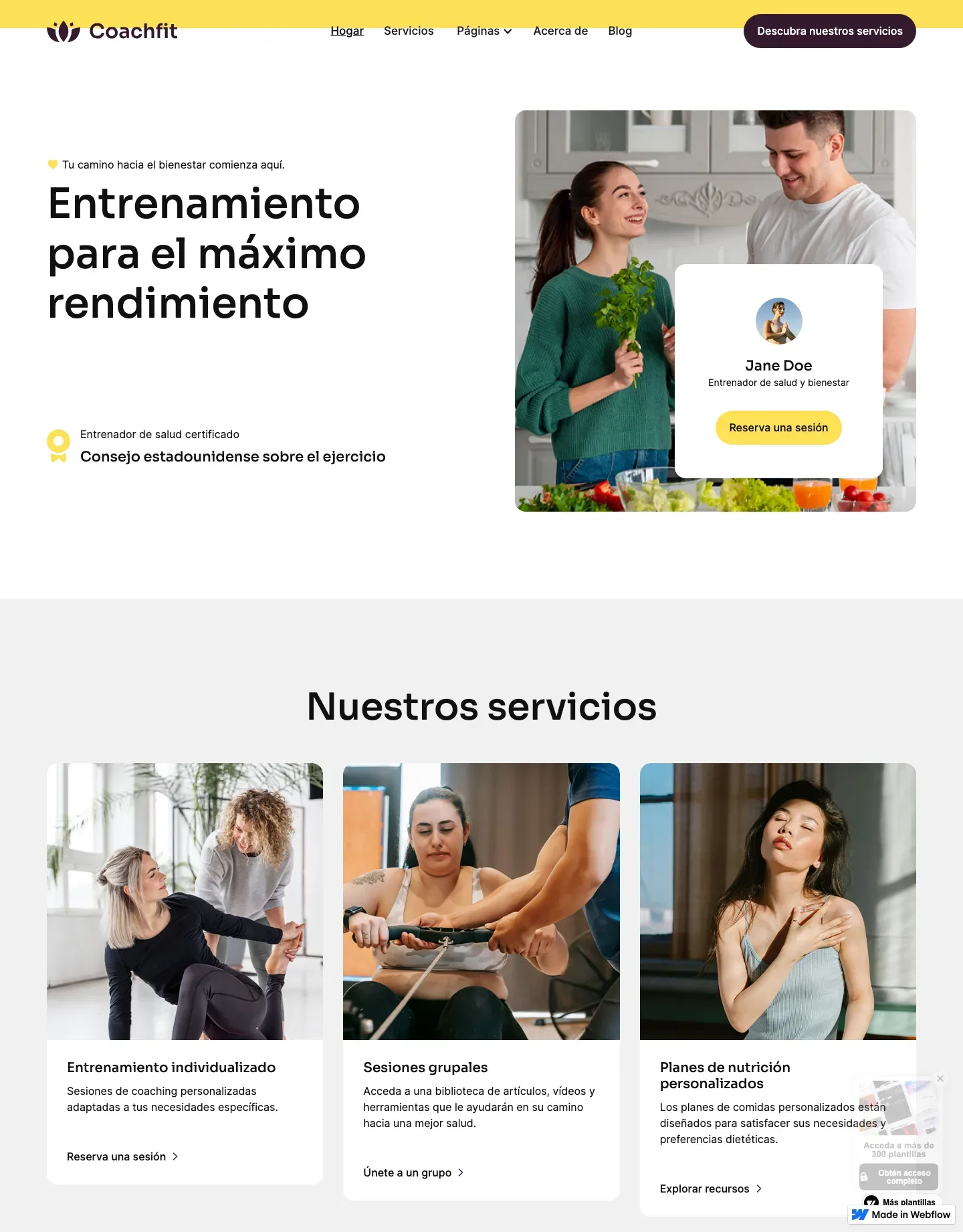 Diseño de página web para software y apps