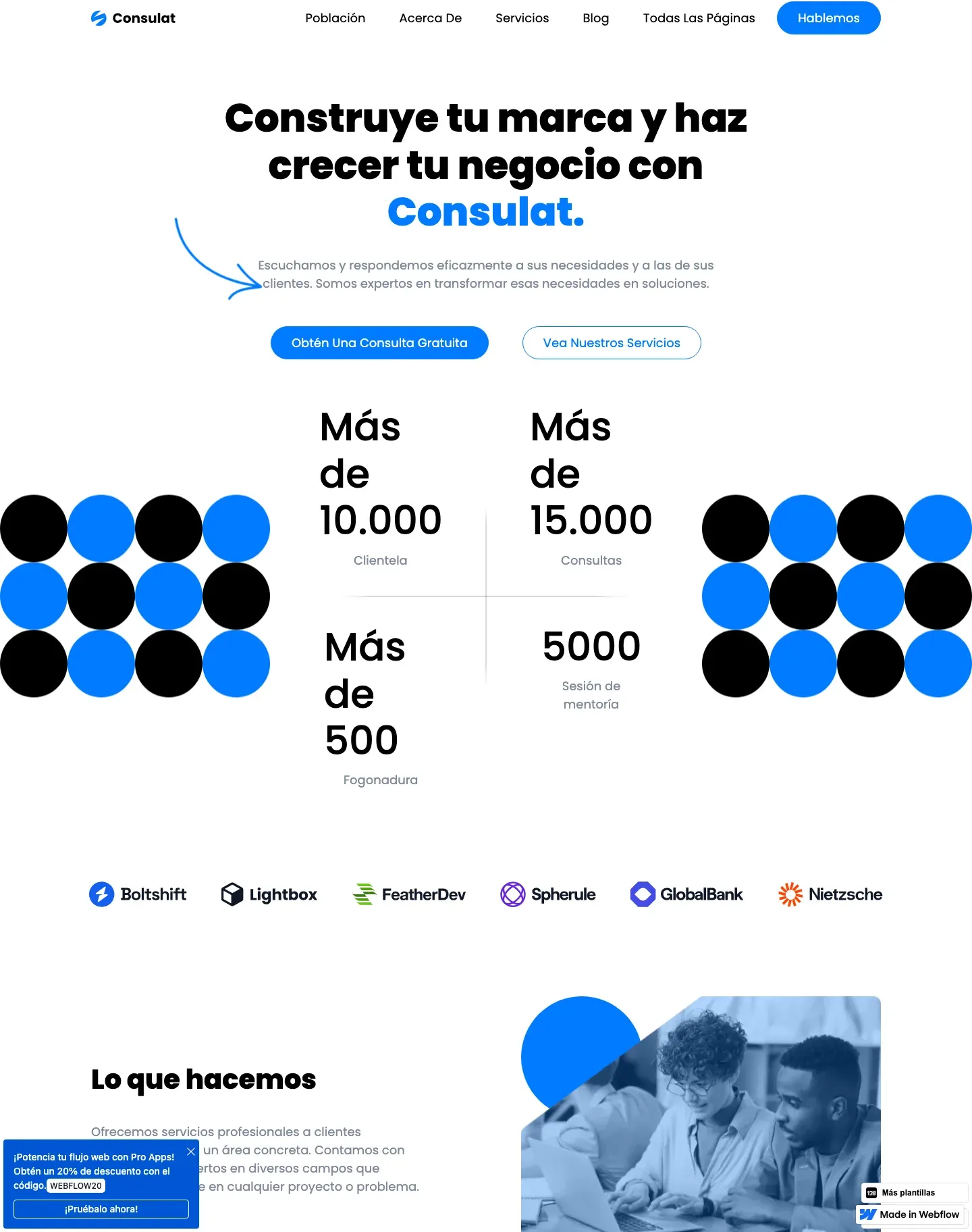 Diseño de página web para consultoría y coaching