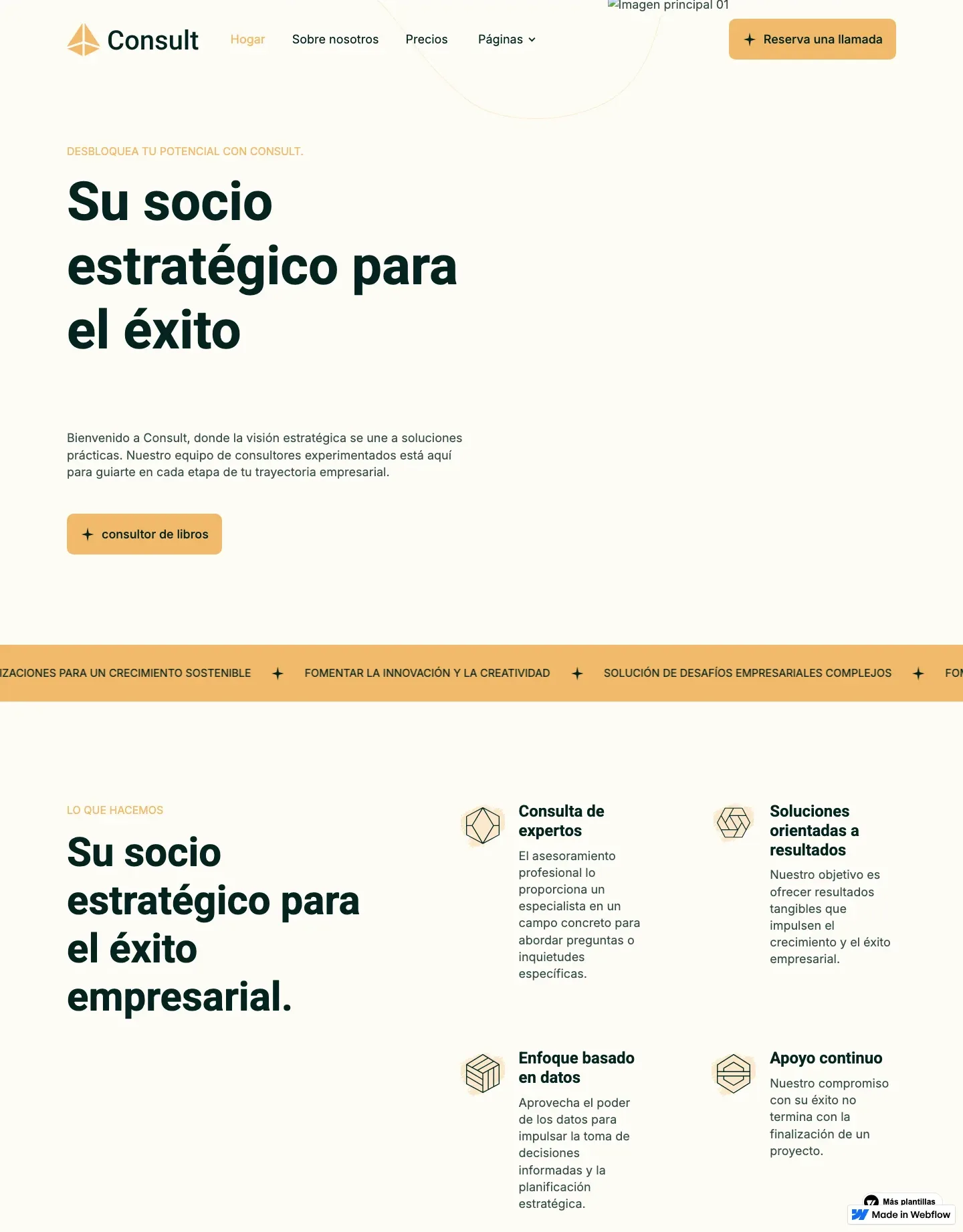 Diseño de página web para consultoría y coaching