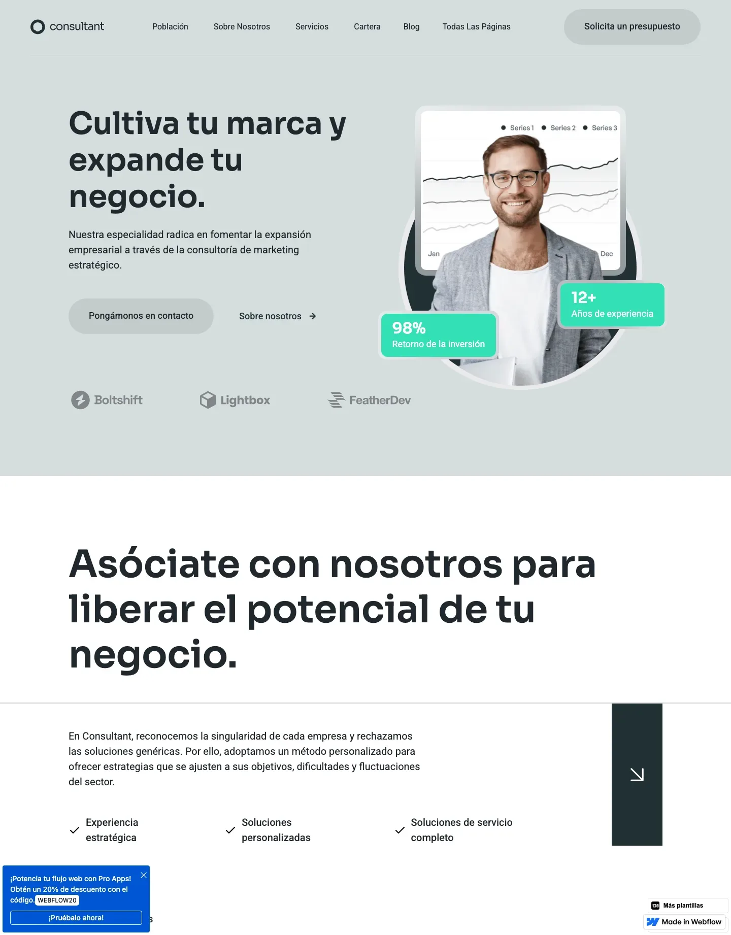 Diseño de página web para consultoría y coaching
