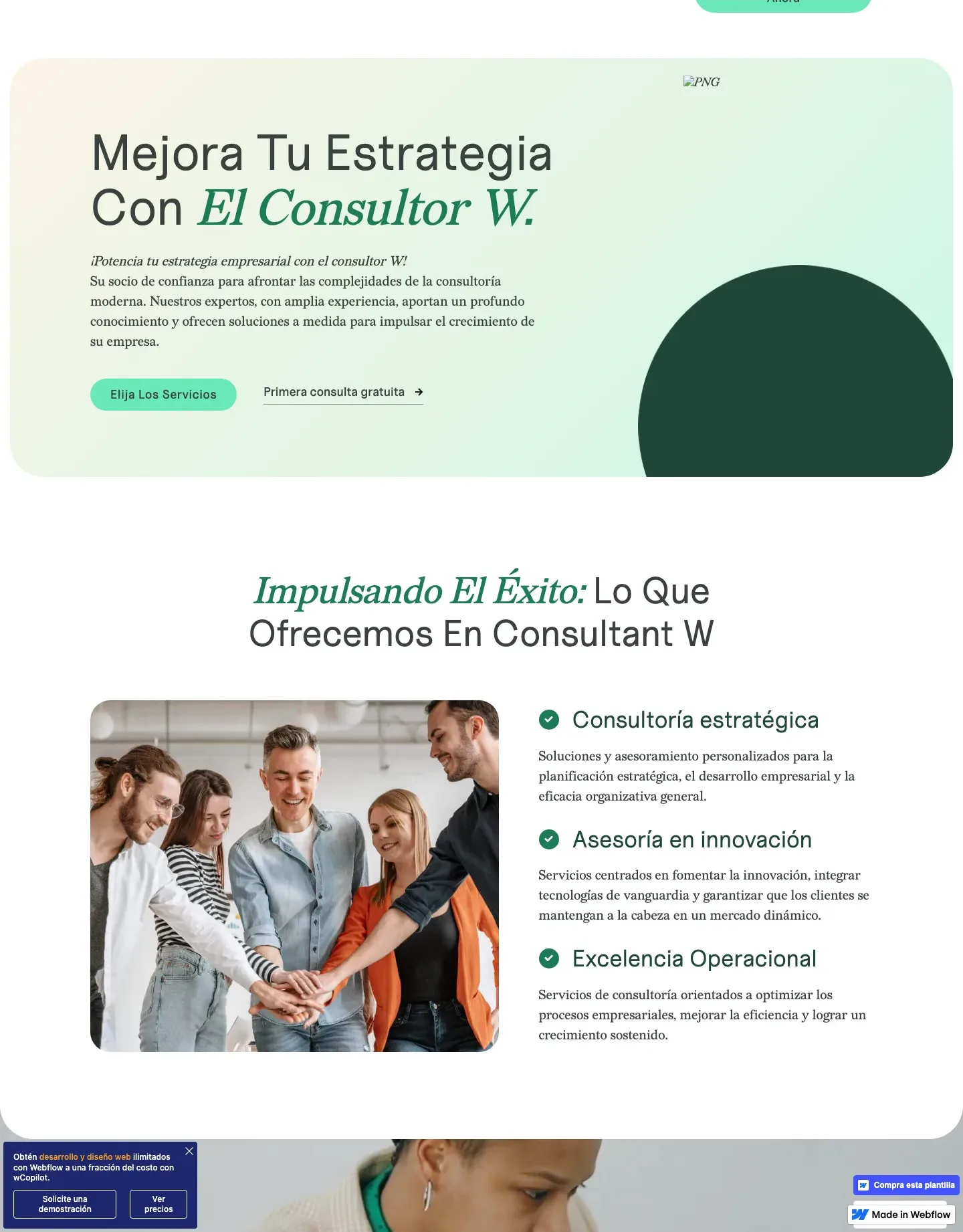 Diseño de página web para consultoría y coaching