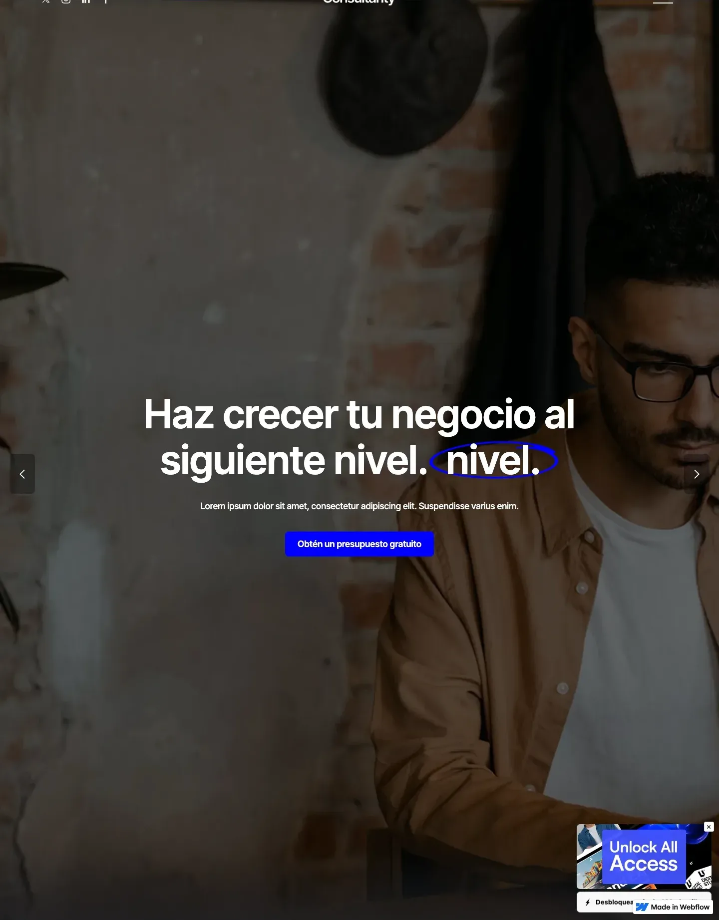 Diseño de página web para consultoría y coaching