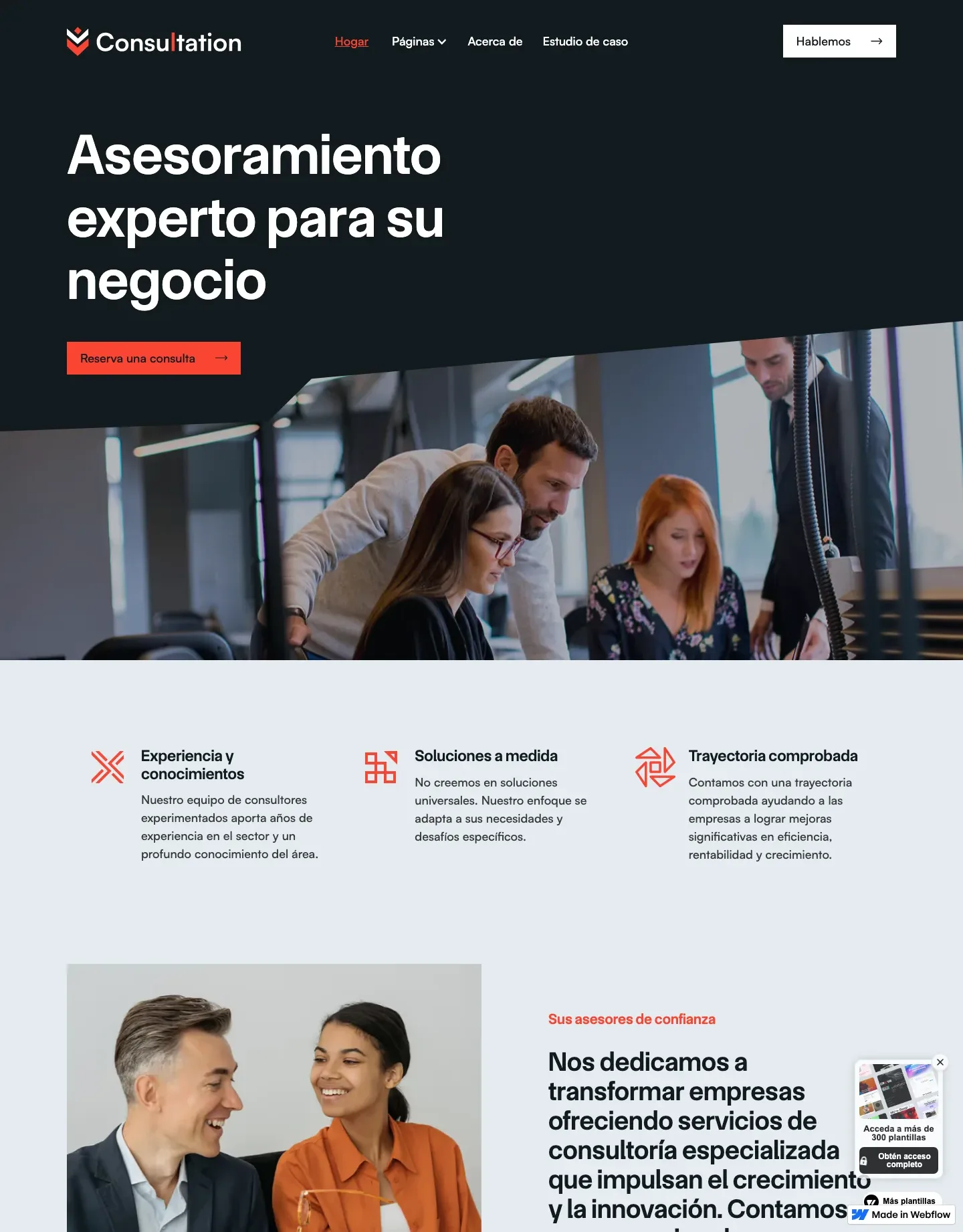 Diseño de página web para consultoría y coaching