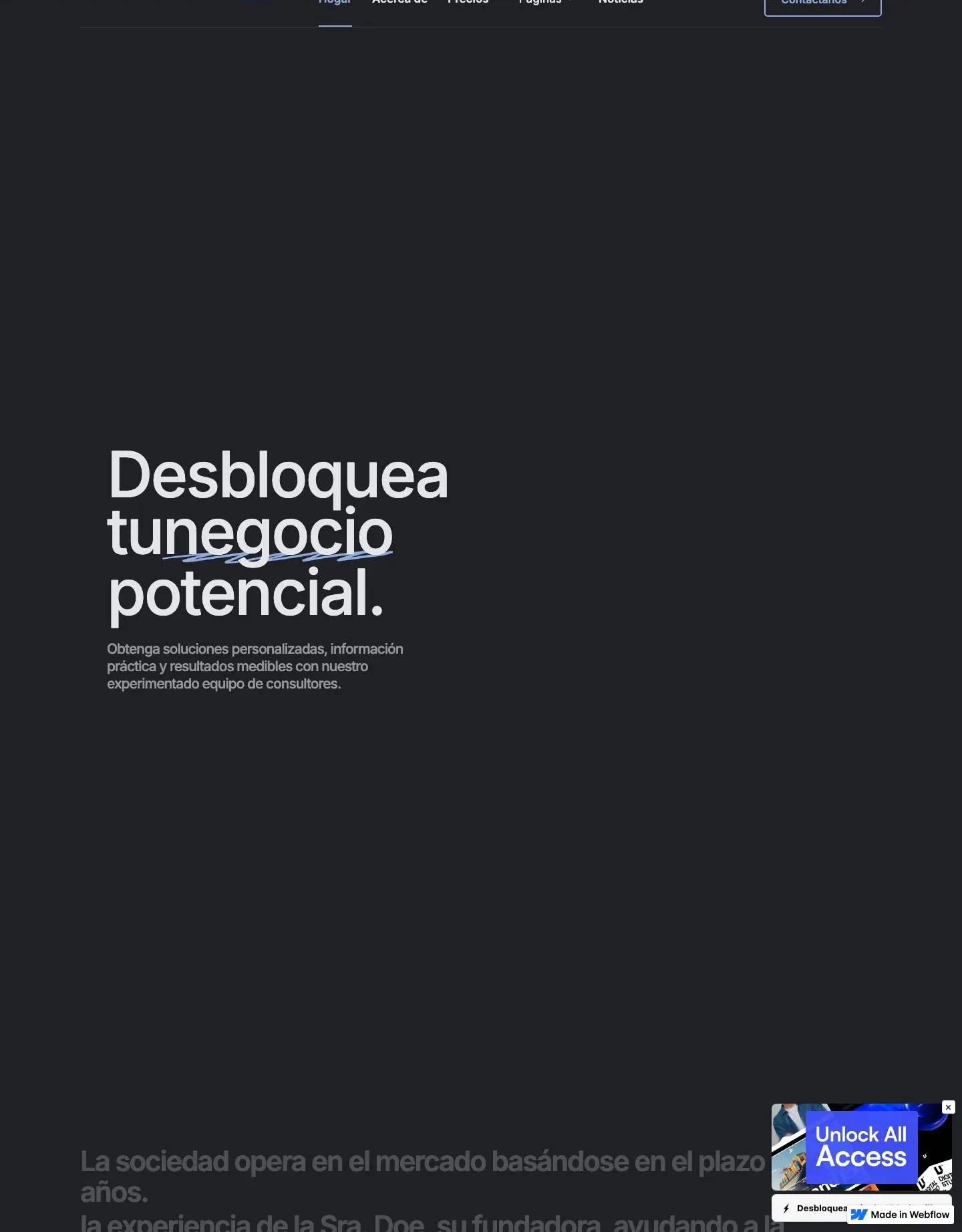 Diseño de página web para consultoría y coaching