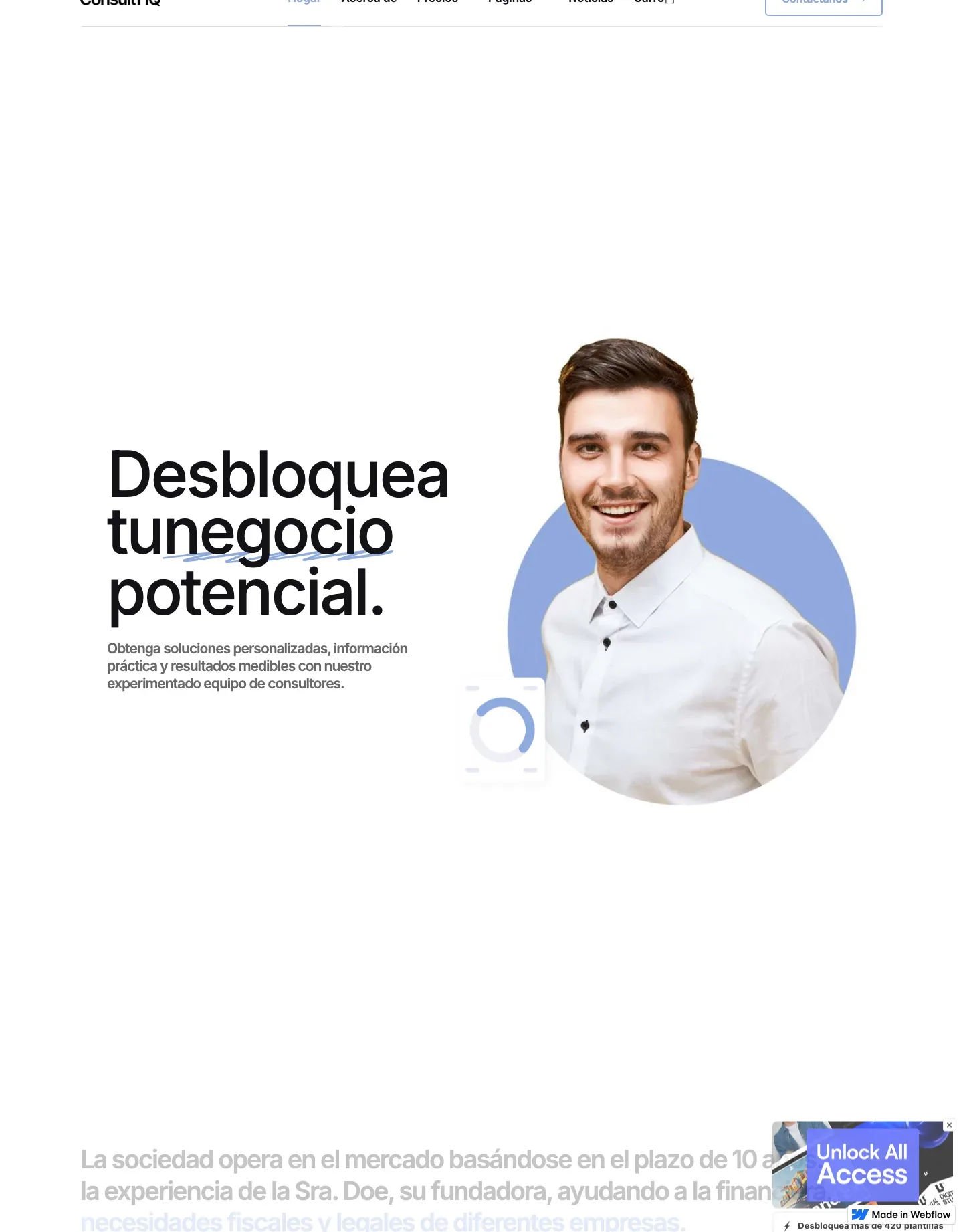 Diseño de página web para consultoría y coaching