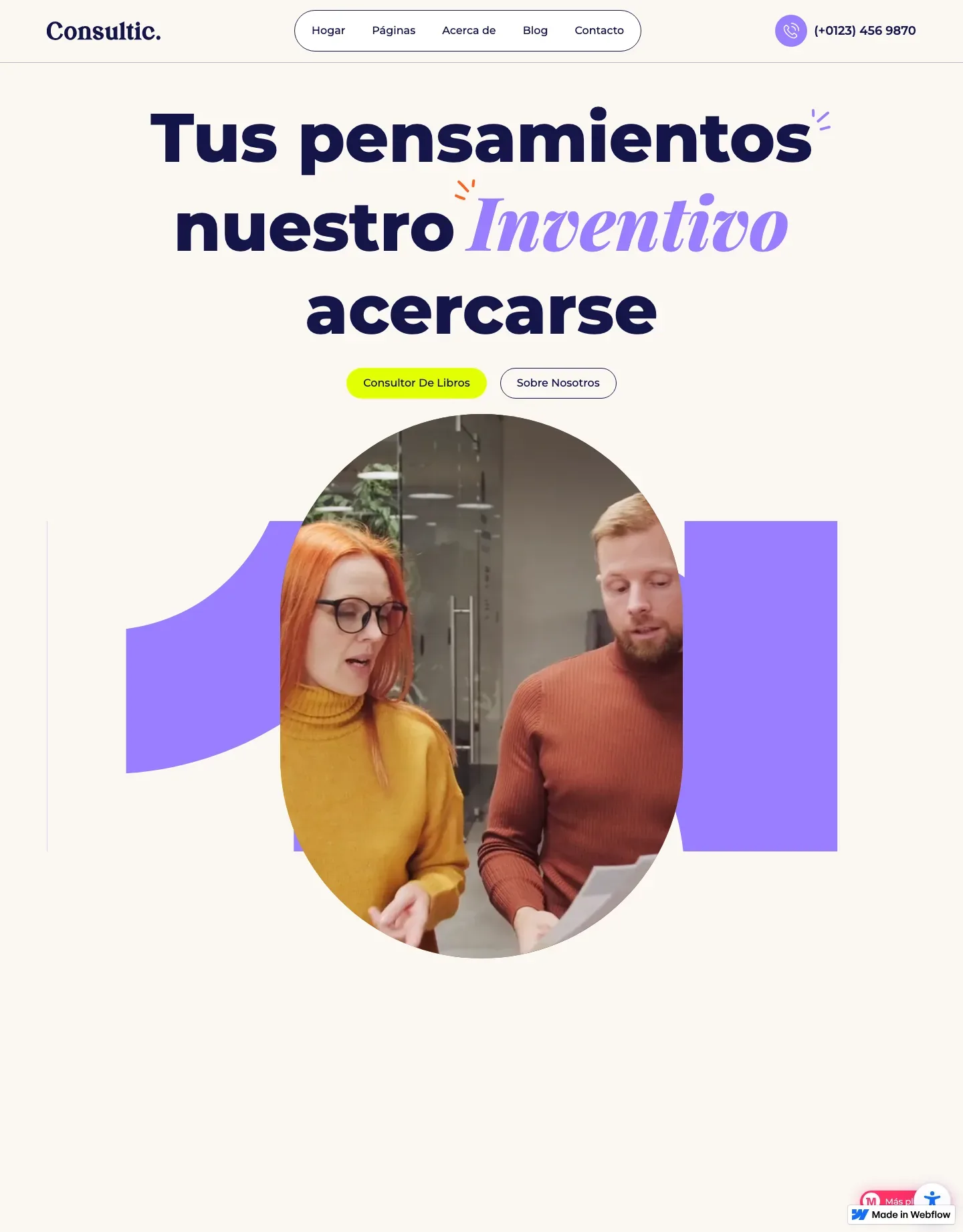 Diseño de página web para consultoría y coaching