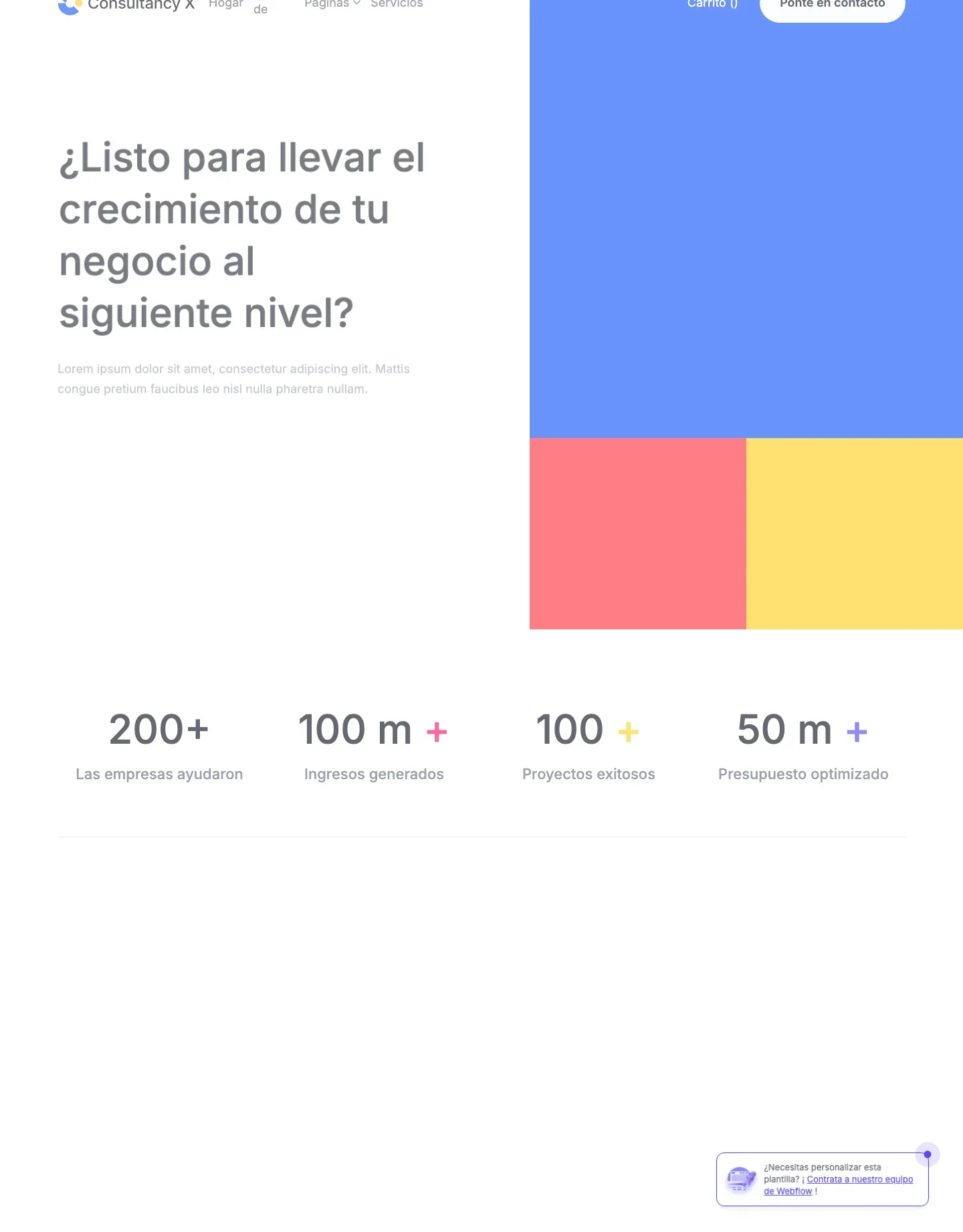 Diseño de página web para consultoría y coaching