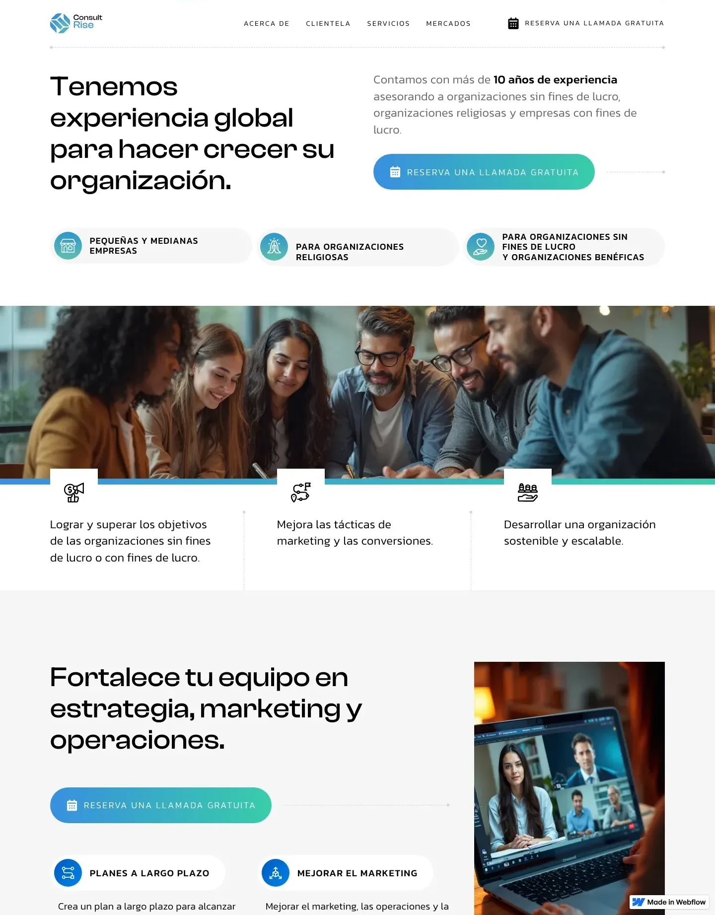 Diseño de página web para consultoría y coaching