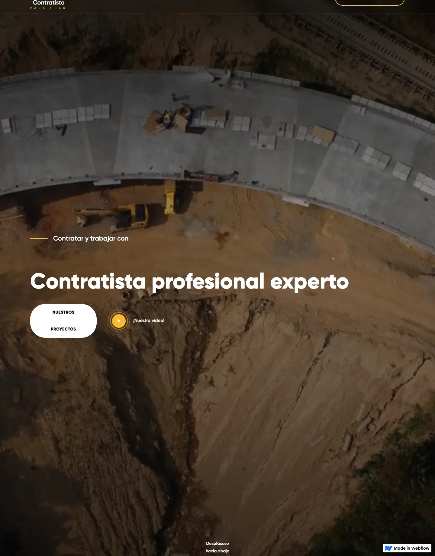 Diseño de página web para construcción y arquitectura