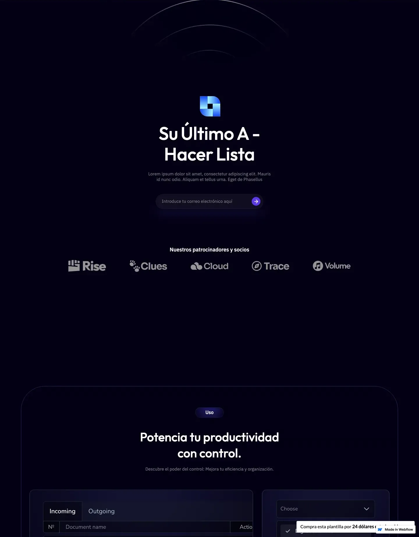 Diseño de página web para landing pages