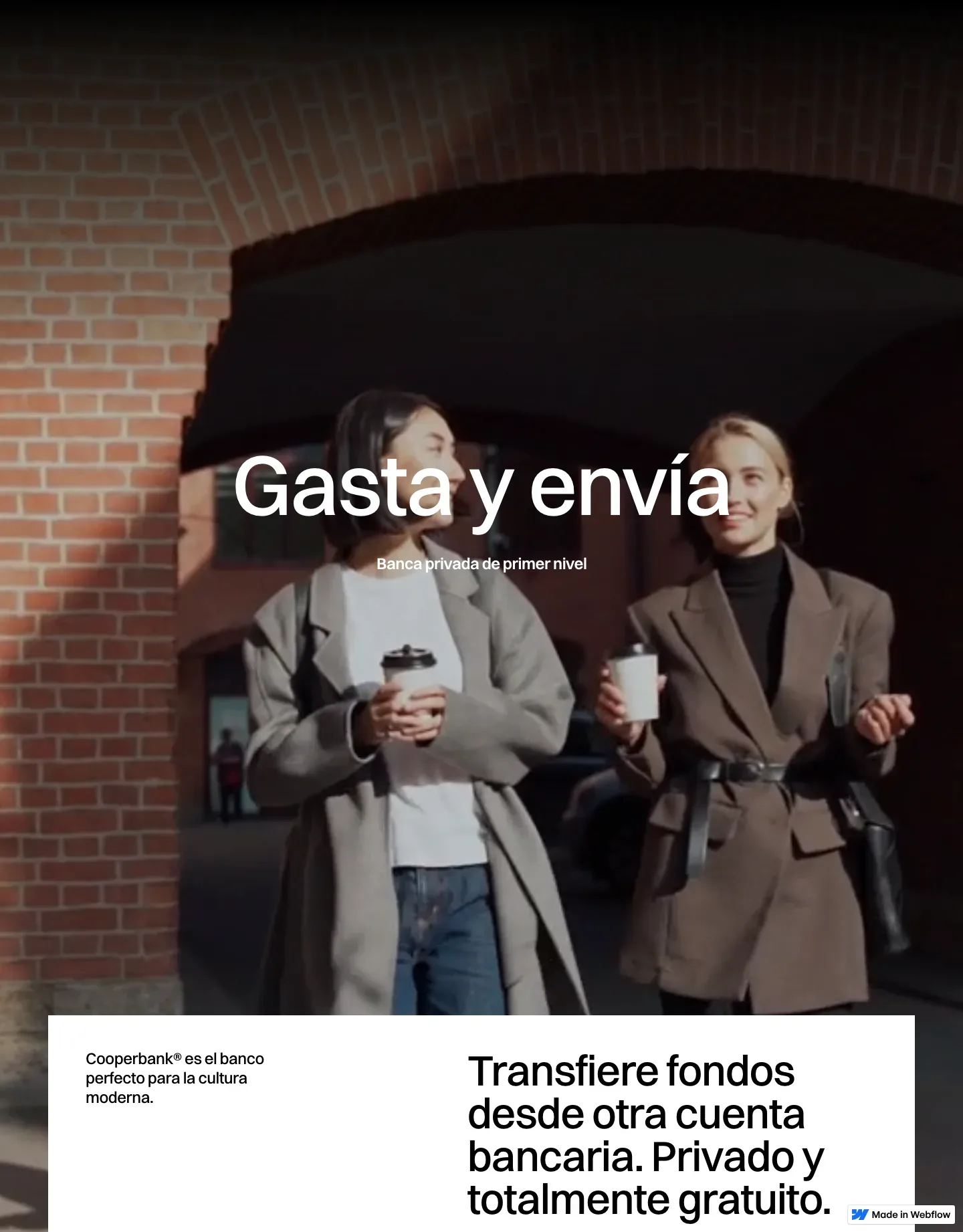 Diseño de página web para finanzas y seguros