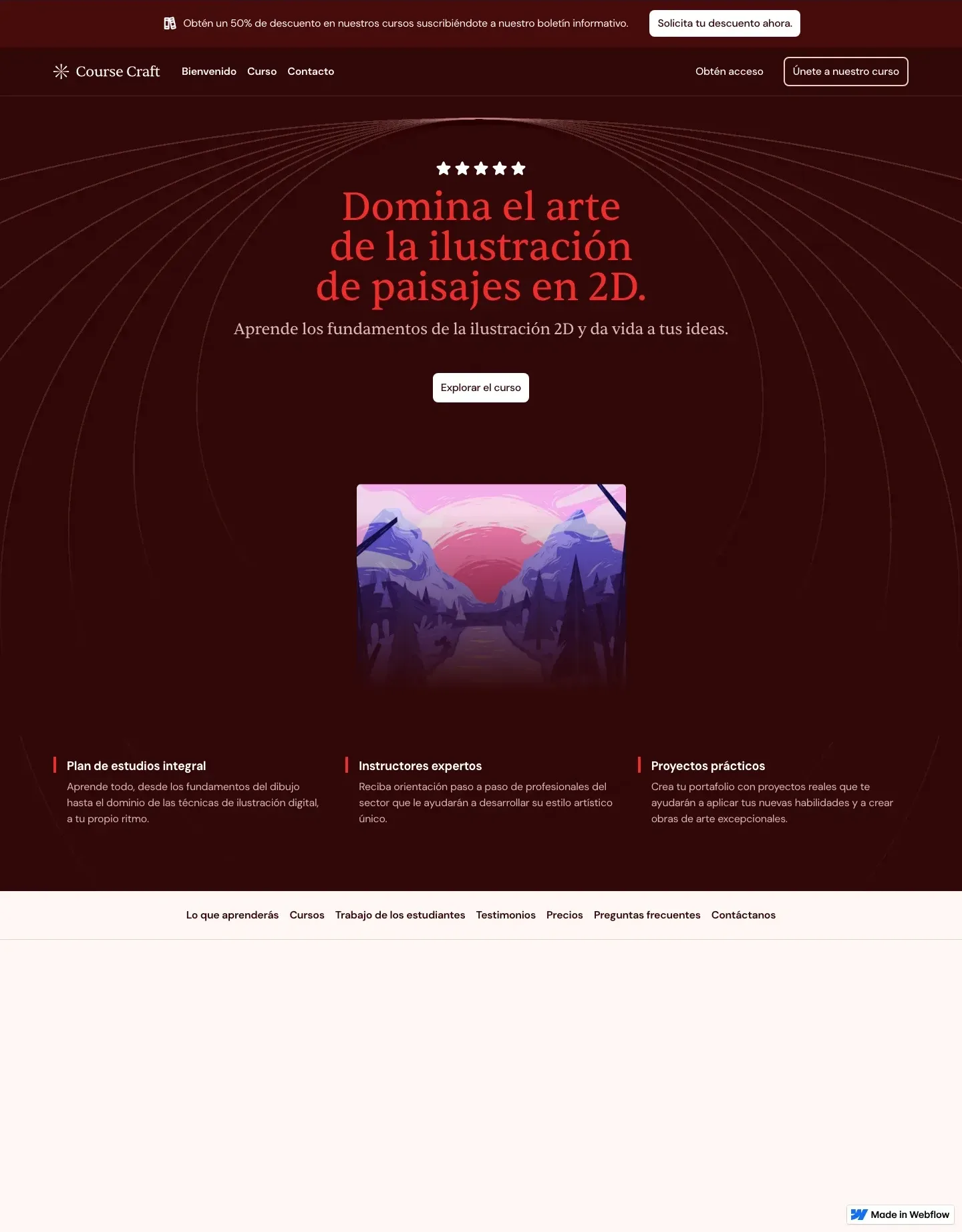 Diseño de página web para educación