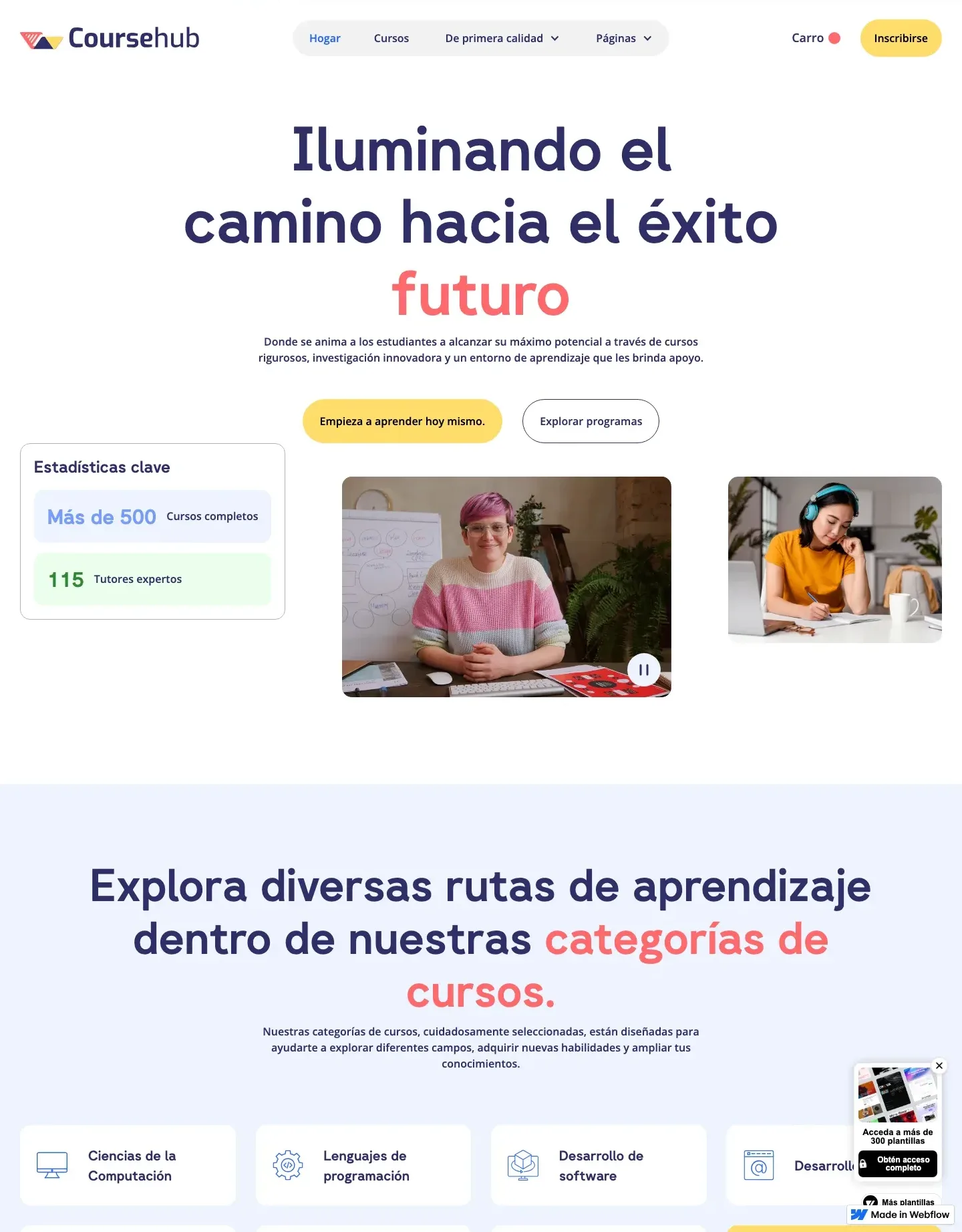 Diseño de página web para educación