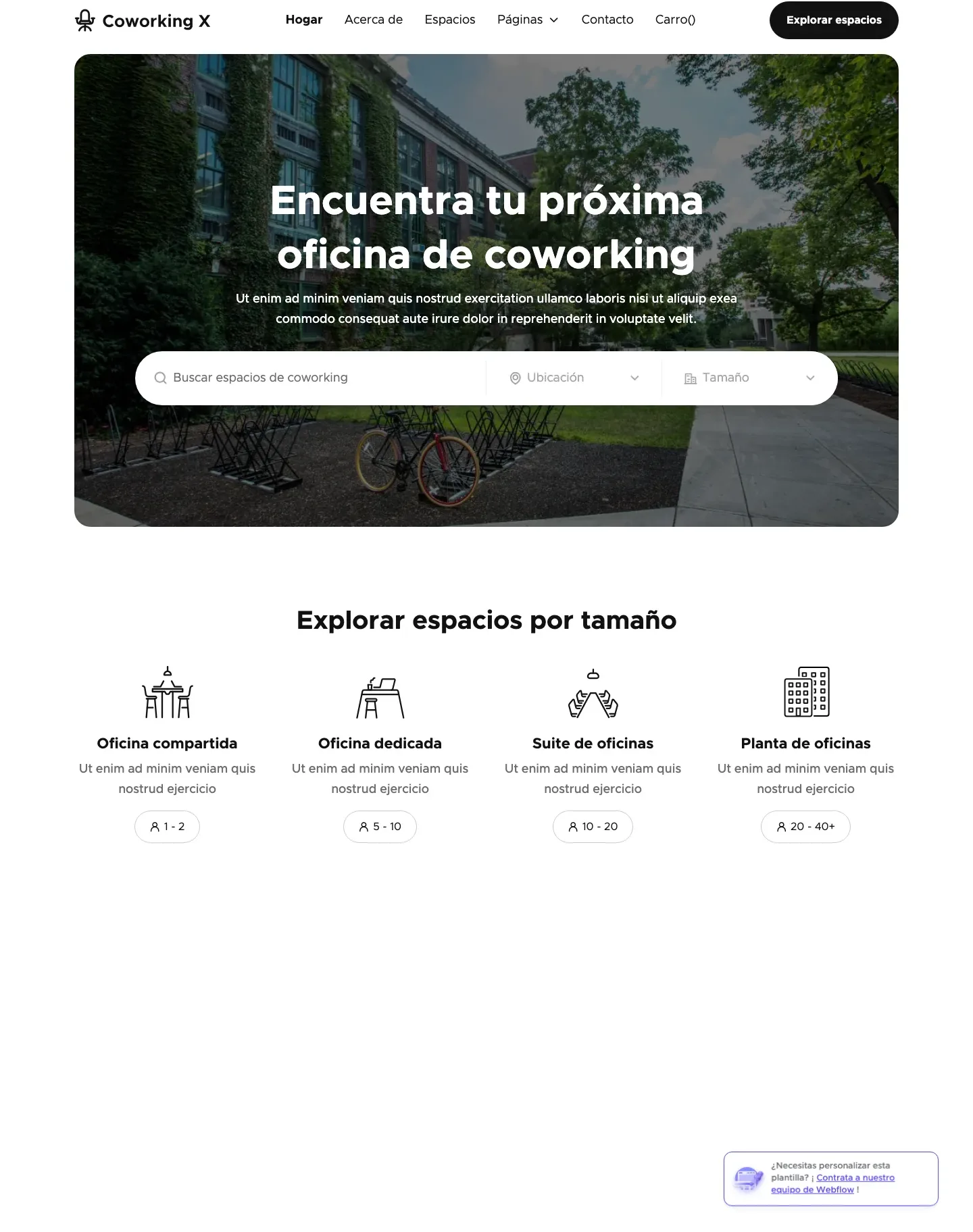 Diseño de página web para inmobiliarias