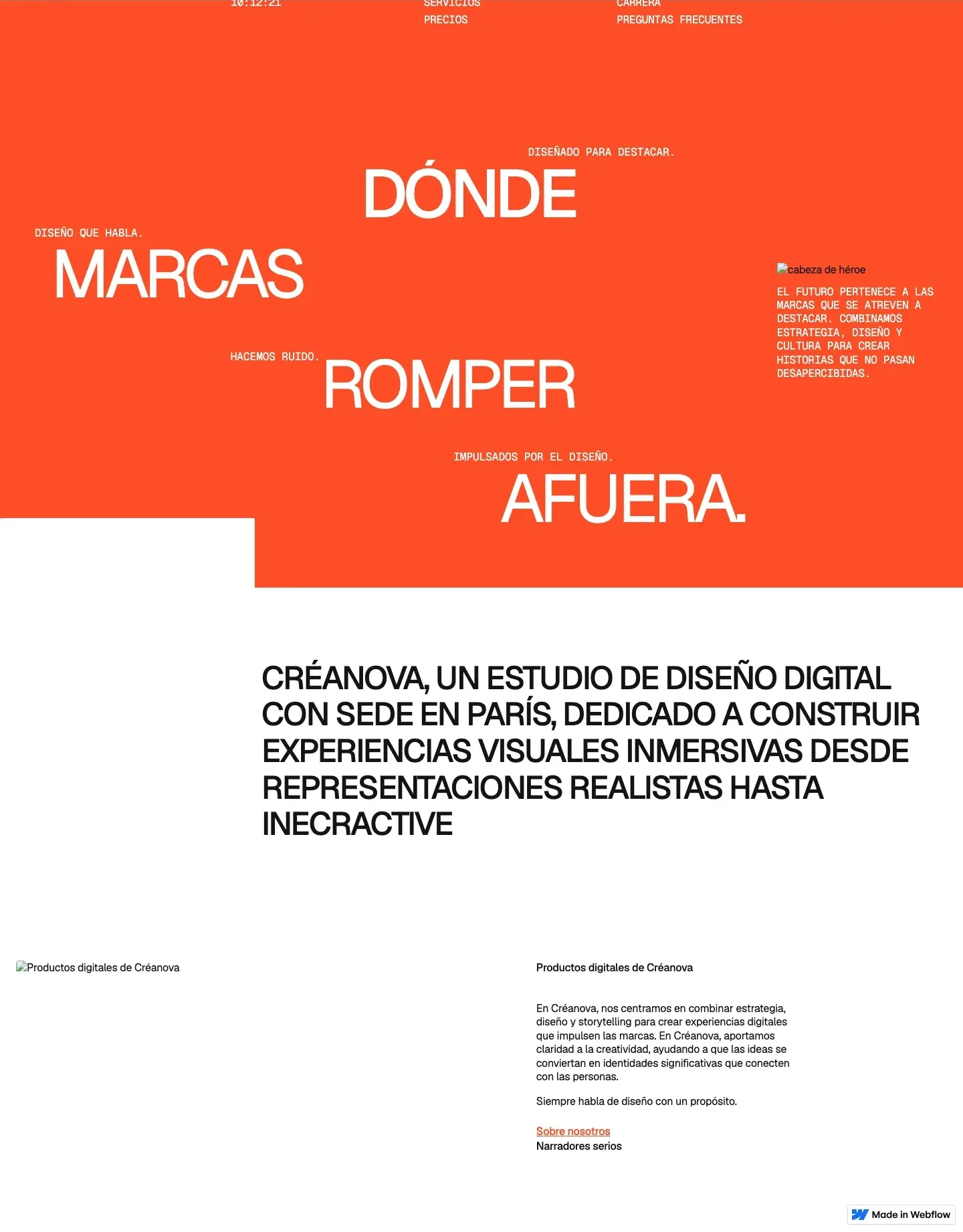 Diseño de página web para software y apps