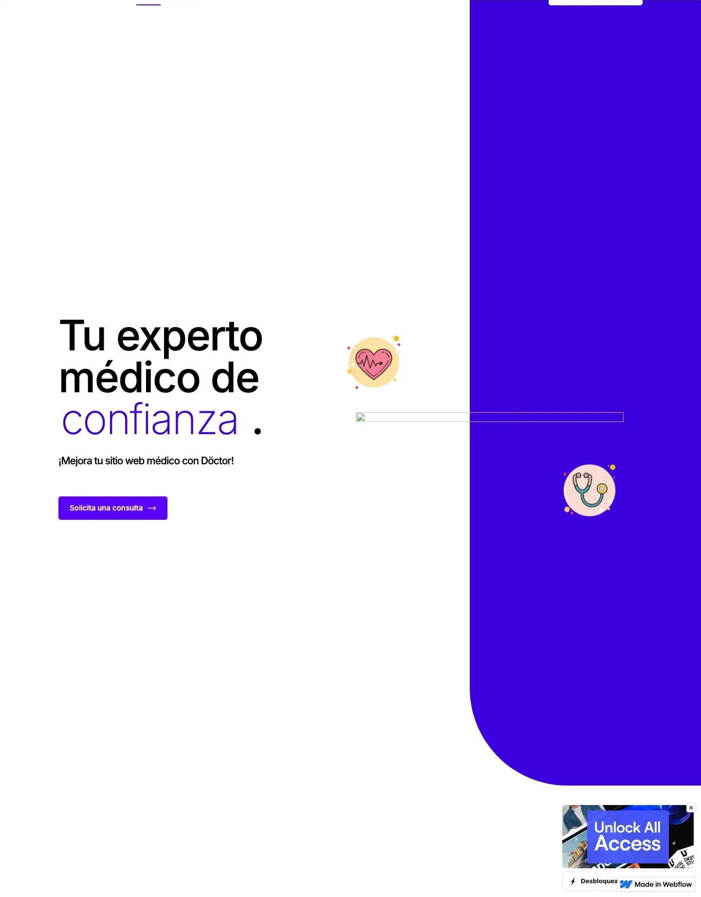 Diseño de página web para salud y bienestar