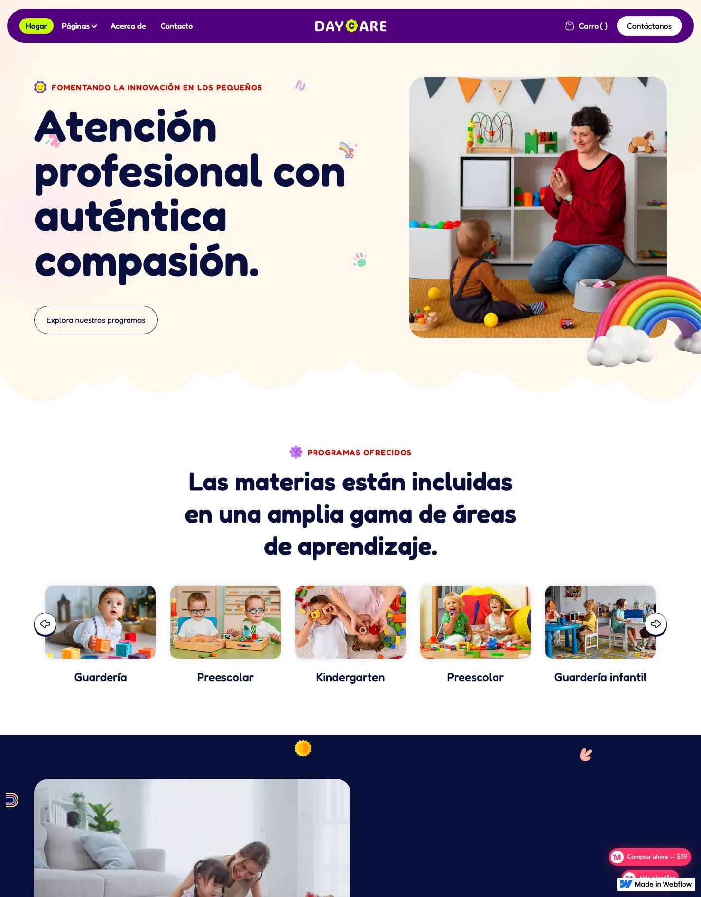 Diseño de página web para salud y bienestar