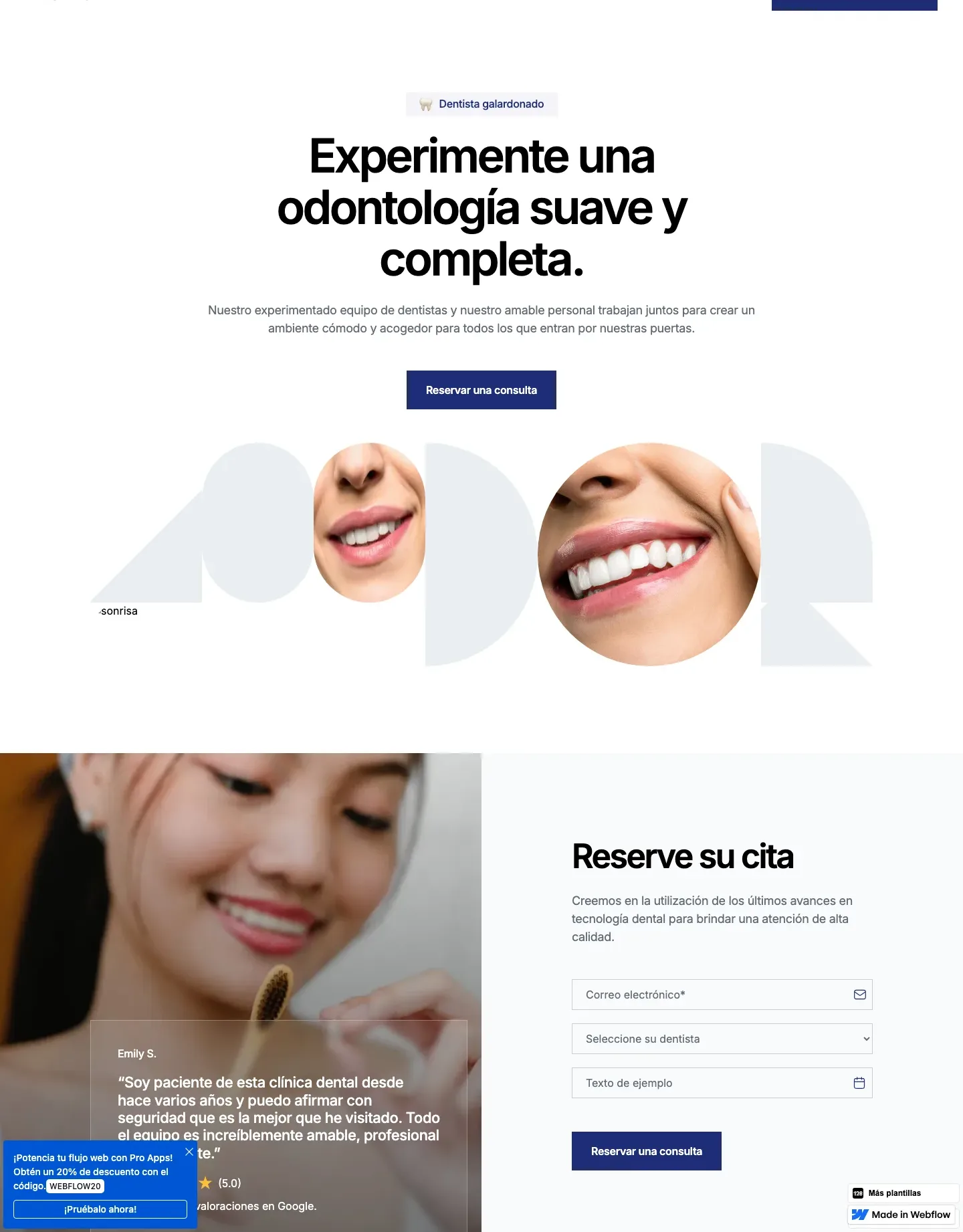 Diseño de página web para salud y bienestar