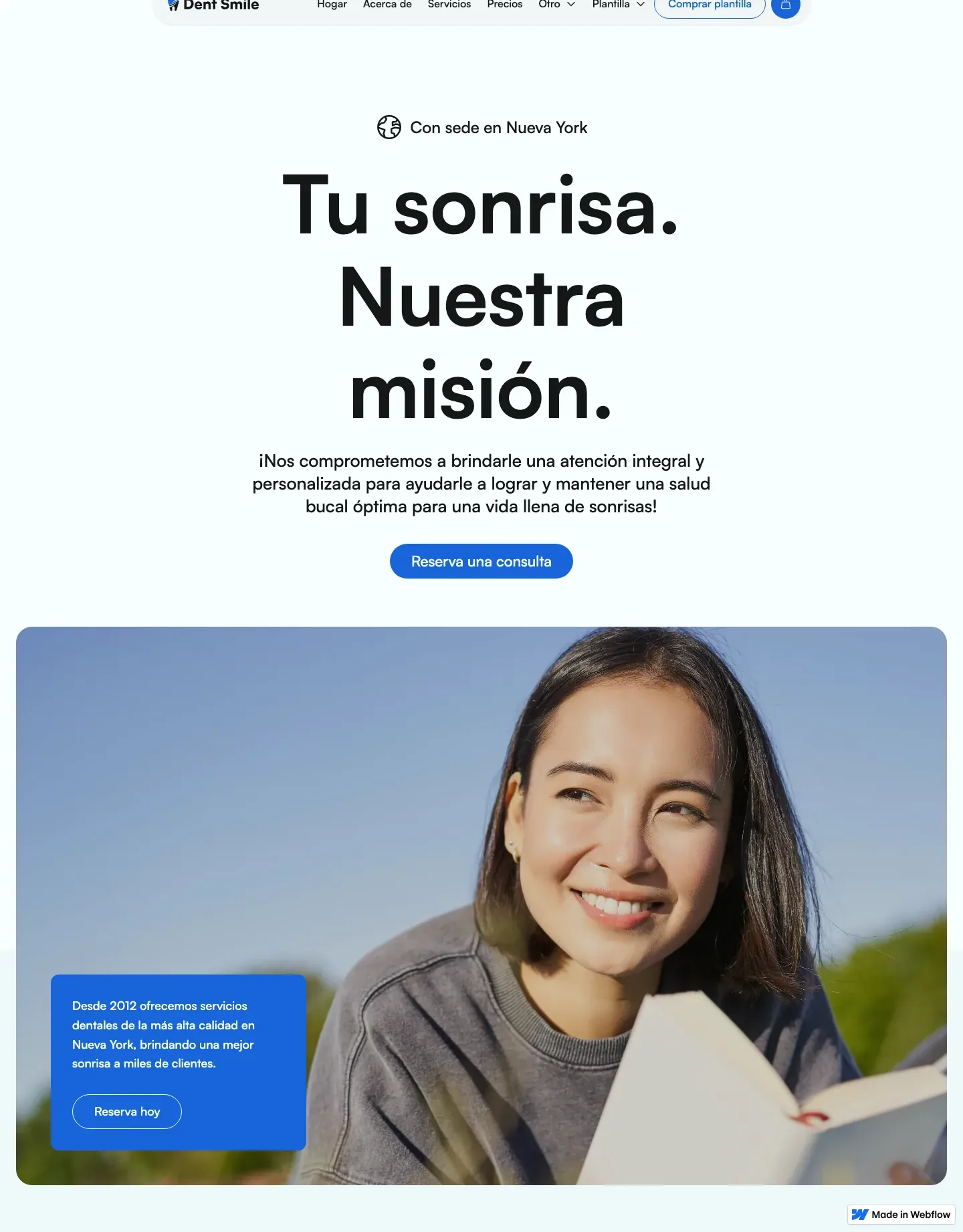 Diseño de página web para salud y bienestar