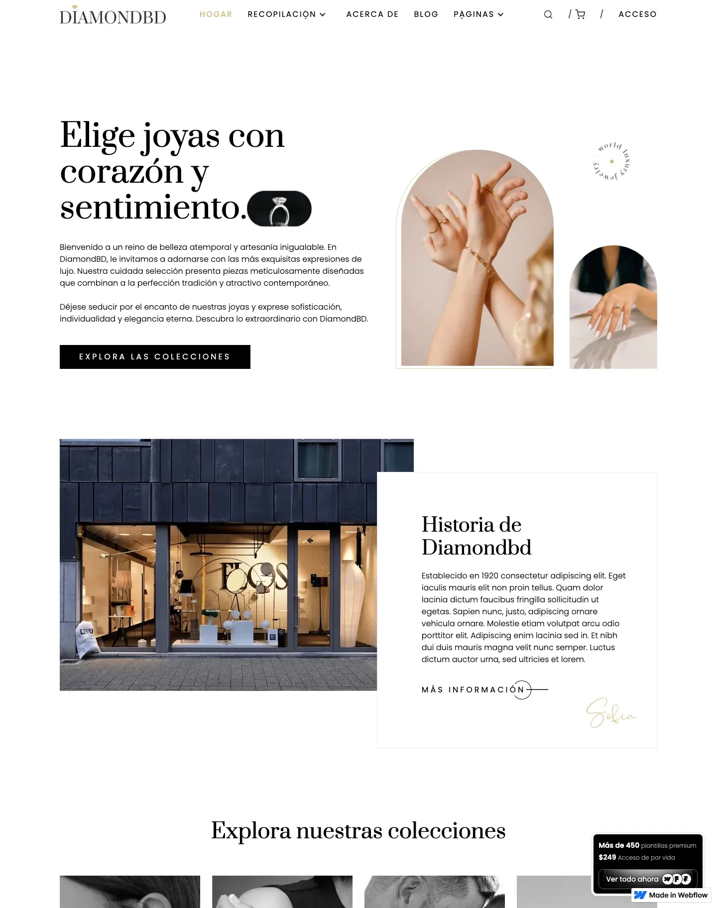 Diseño de página web para tienda en línea