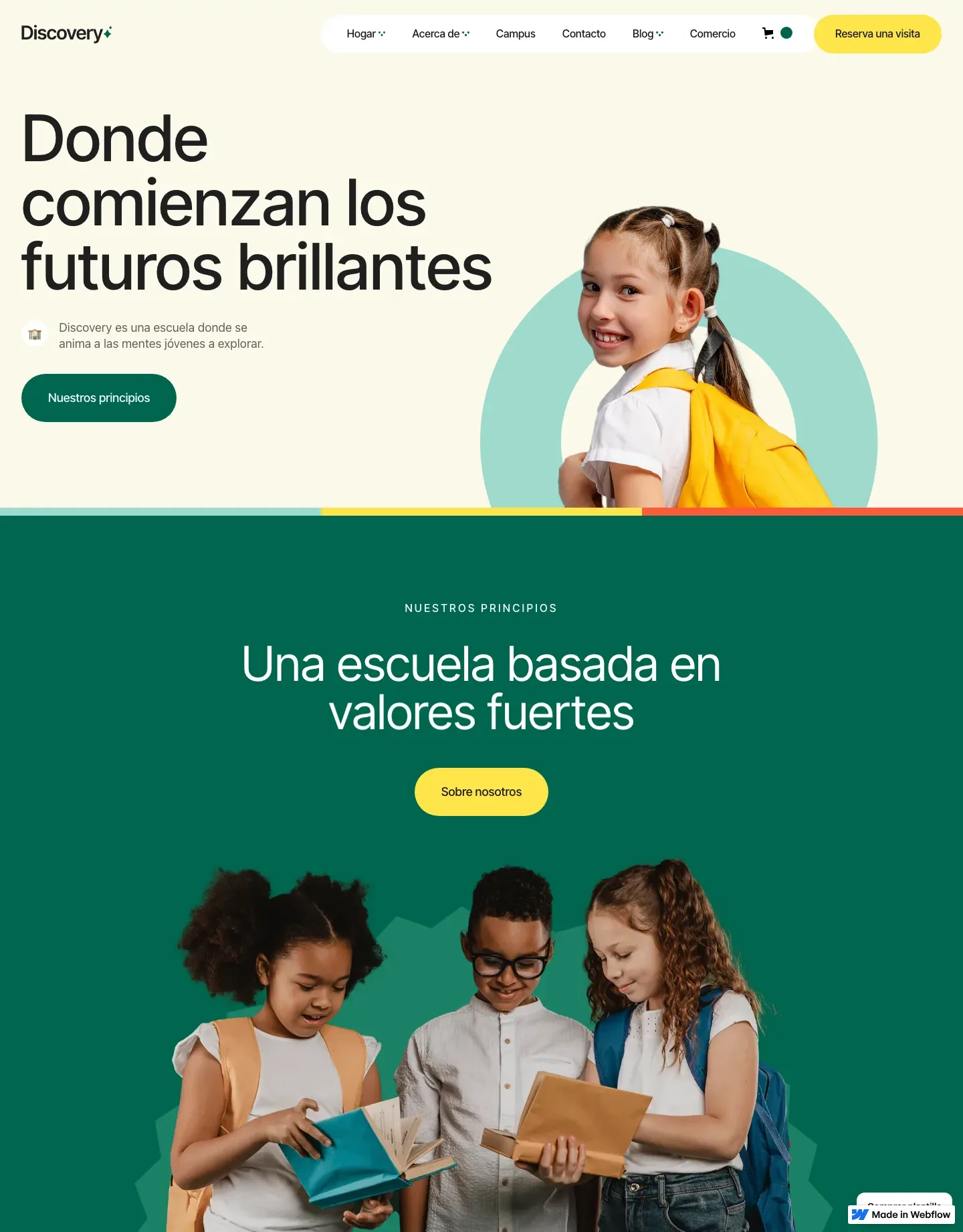 Diseño de página web para educación