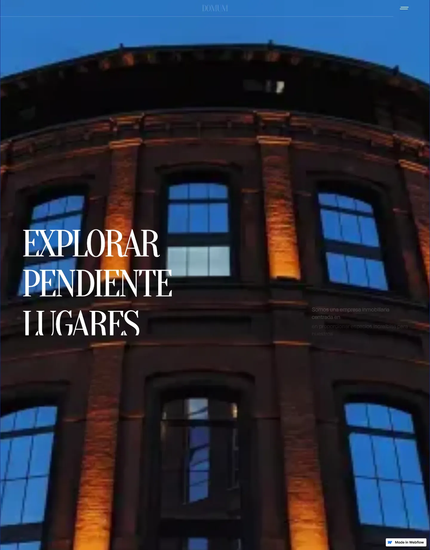 Diseño de página web para inmobiliarias