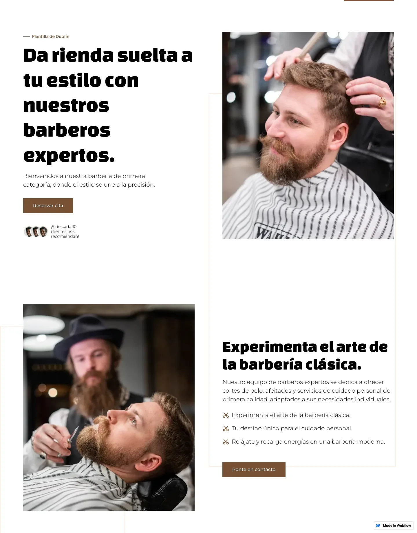 Diseño de página web para belleza y estética