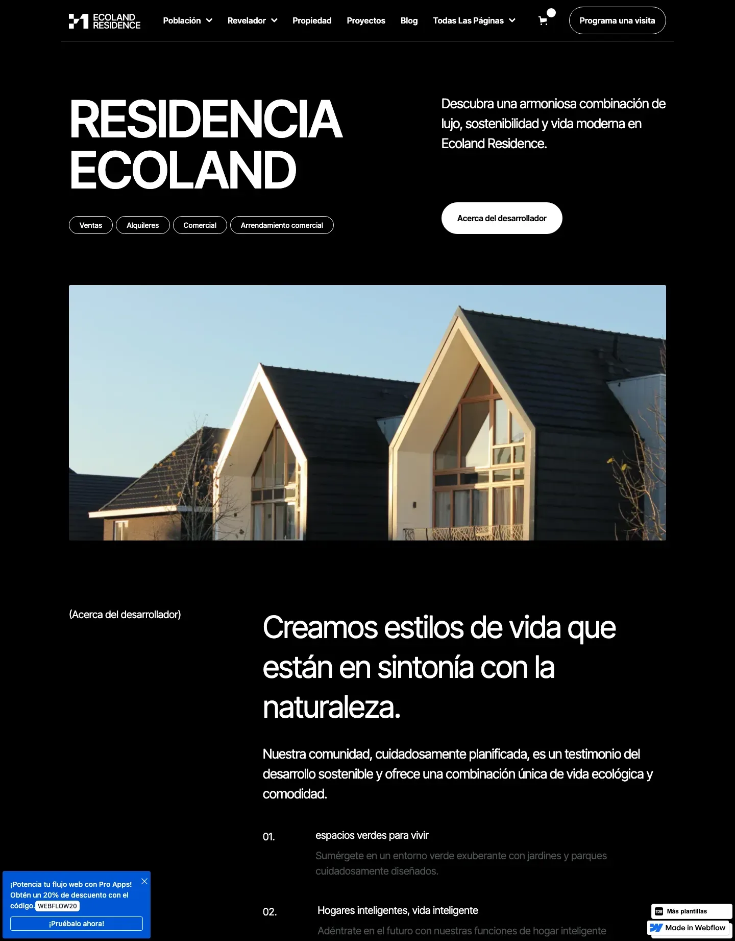 Diseño de página web para inmobiliarias