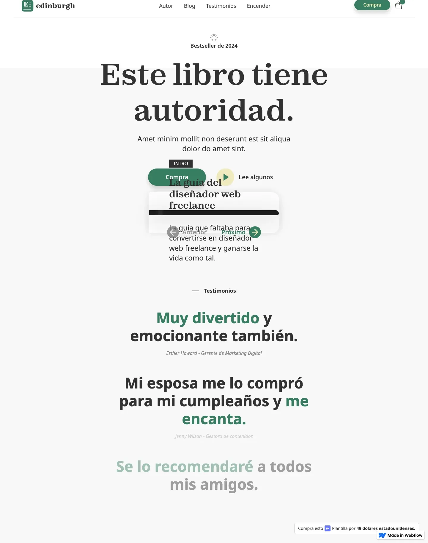 Diseño de página web para tienda en línea